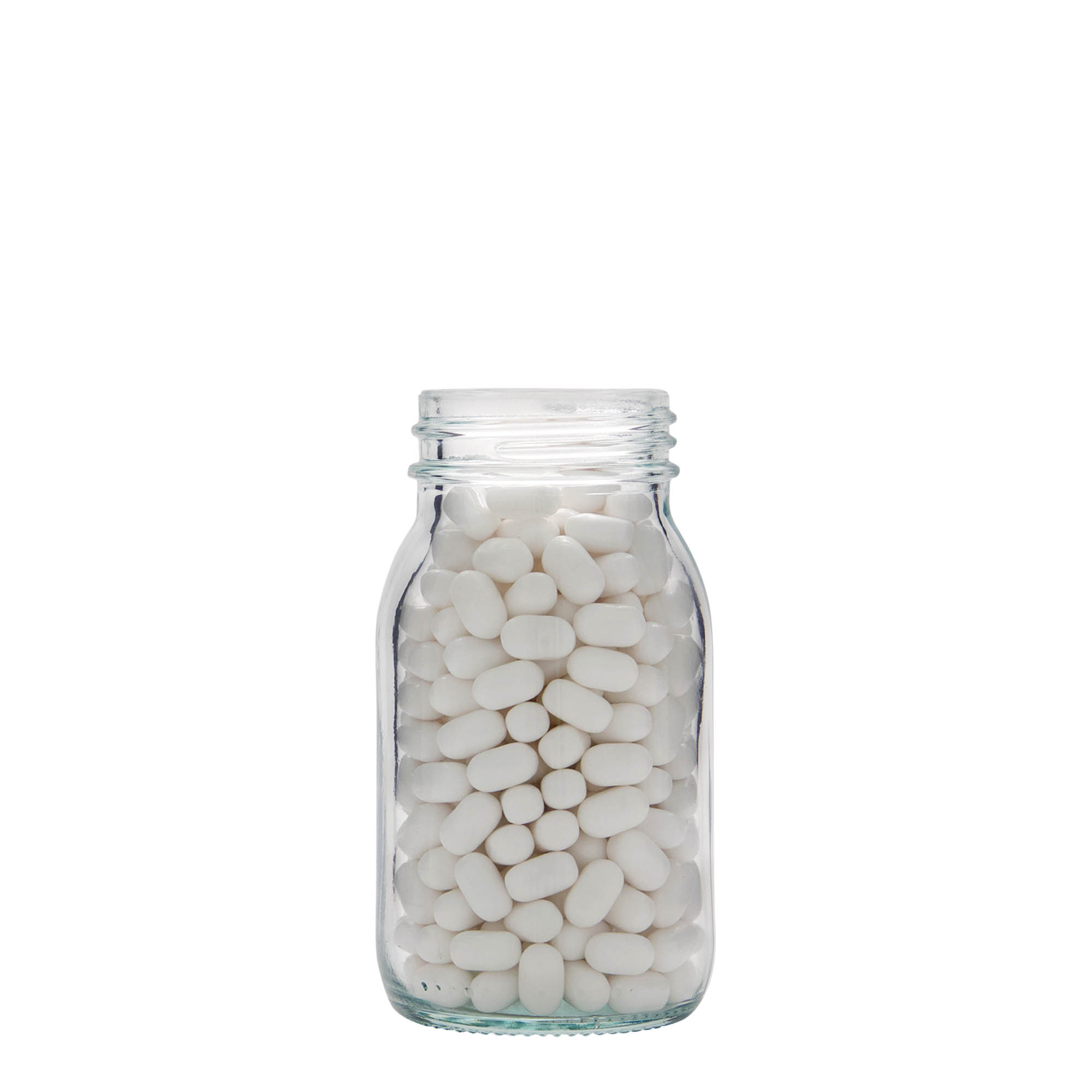 150 ml bredhalset glas, åbning: DIN 45