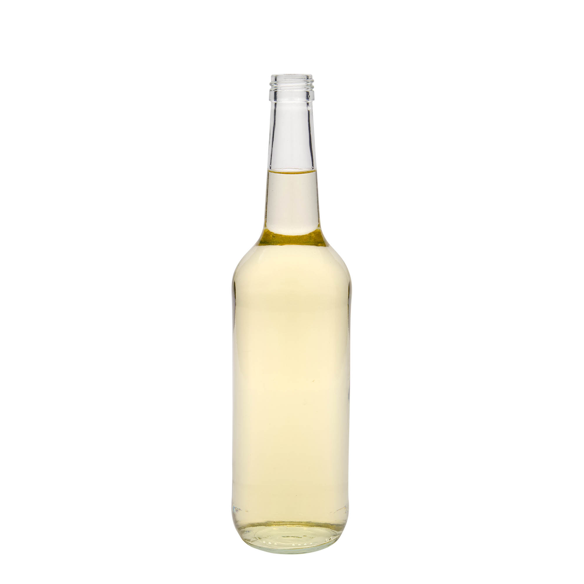 700 ml glasflaske med lige hals, åbning: PP 28 700 ml glasflaske med lige hals, åbning: PP 28