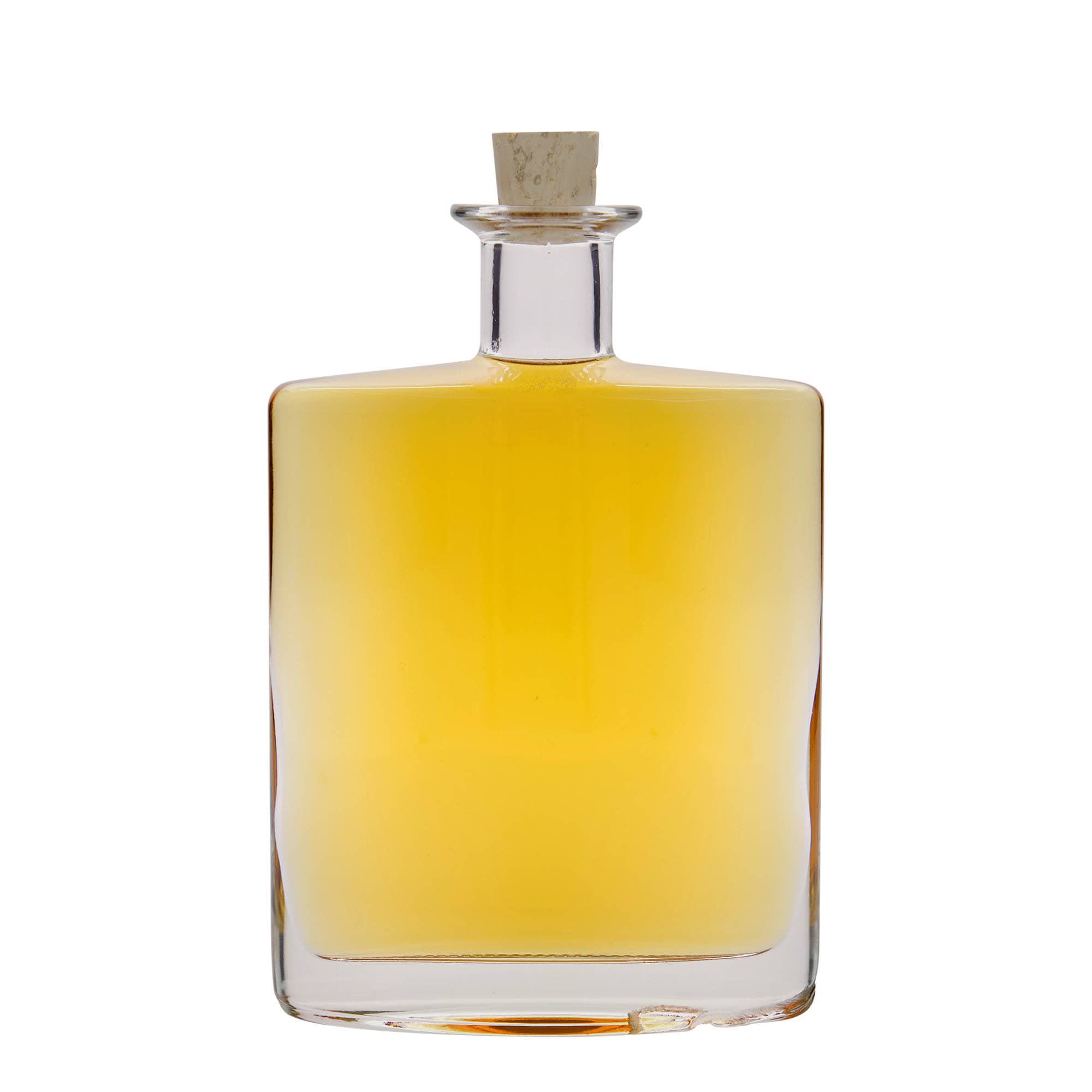 700 ml glasflaske 'Zorbas', oval, åbning: kork