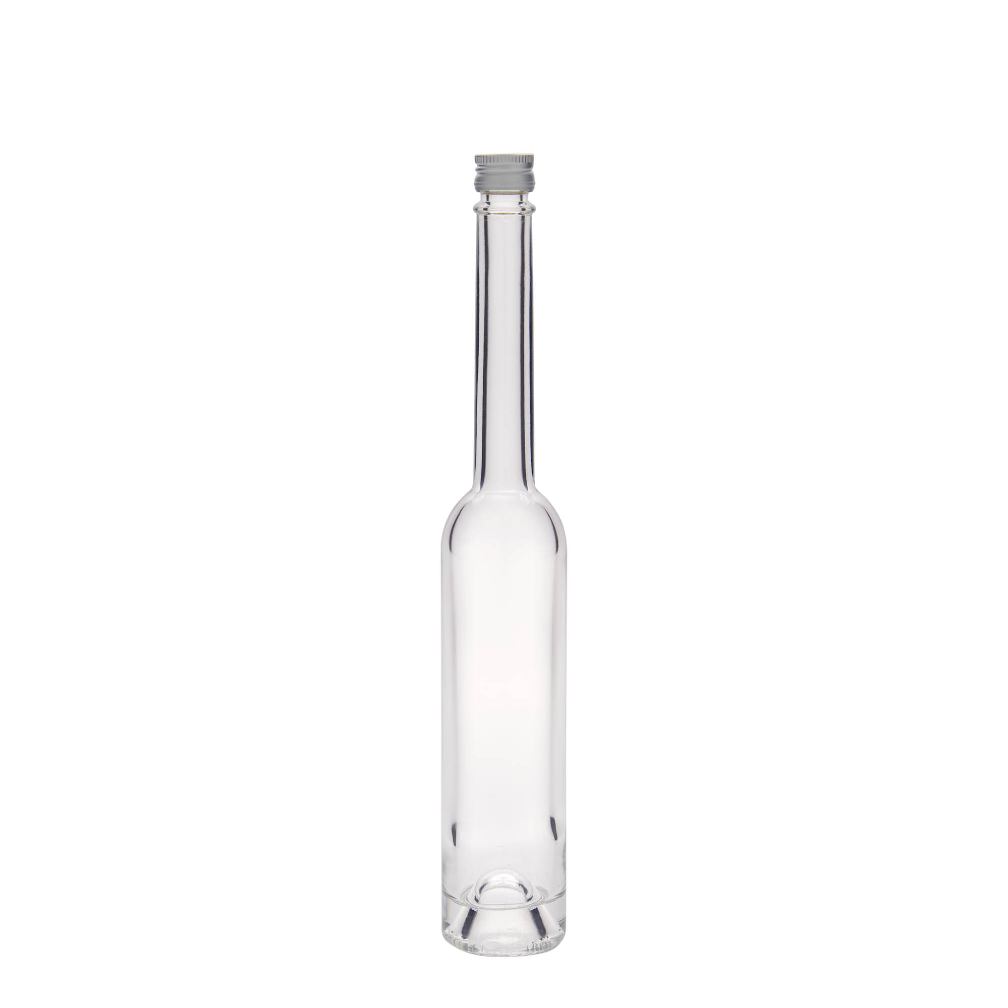 100 ml glasflaske 'Platina', åbning: PP 18 100 ml glasflaske 'Platina', åbning: PP 18