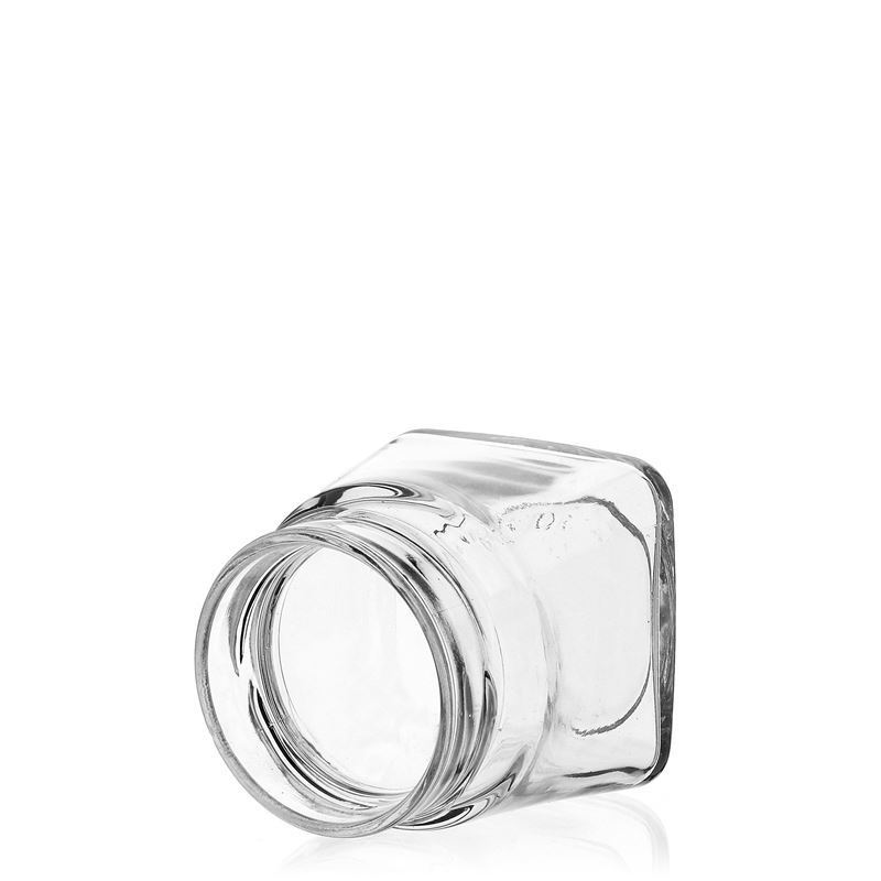 106 ml firkantet glas 'Luxor', åbning: Deep-Twist-Off (DTO 58)