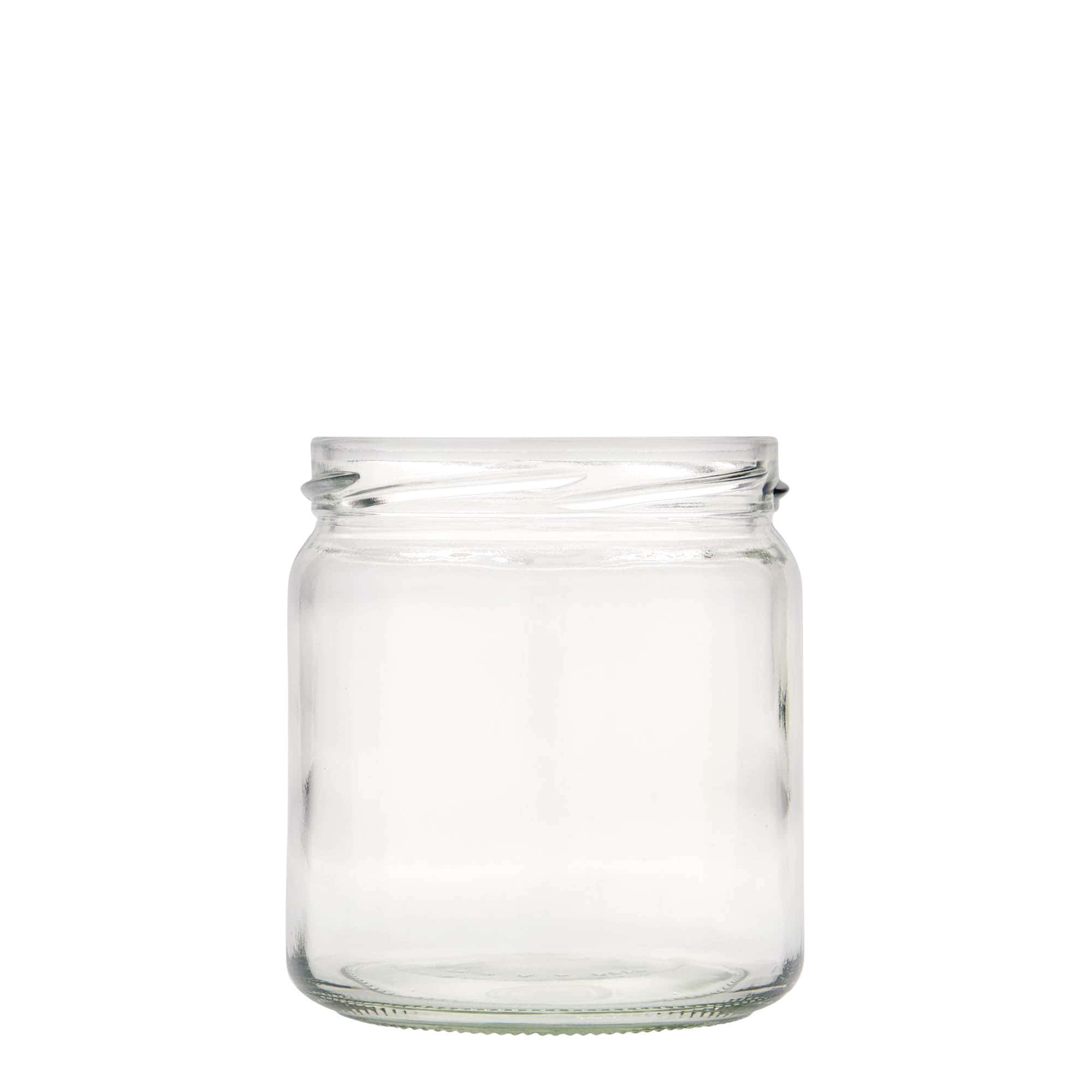 408 ml rundt glas, åbning: Twist-off (TO 82) 408 ml rundt glas, åbning: Twist-off (TO 82)