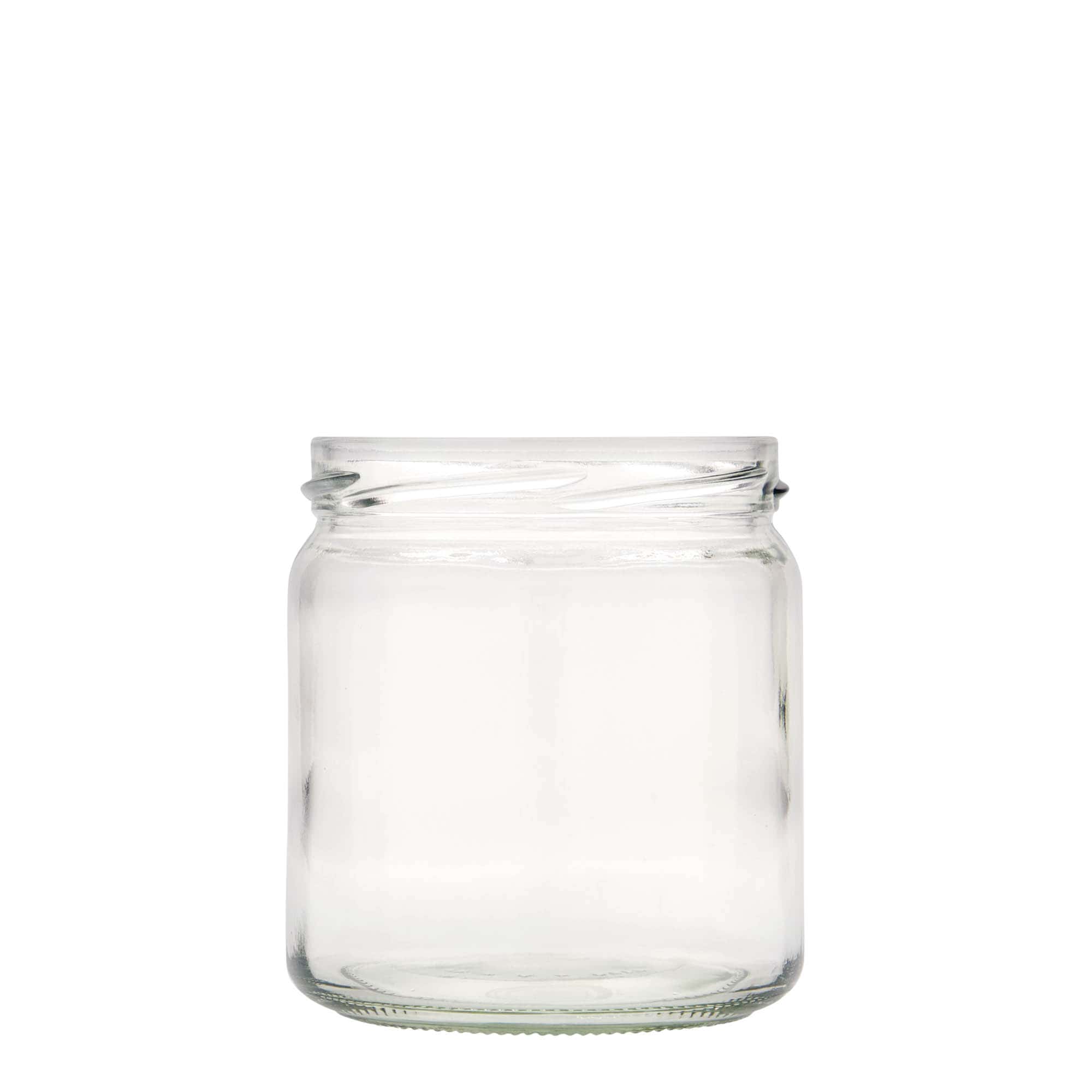 408 ml rundt glas, åbning: Twist-Off (TO 82)