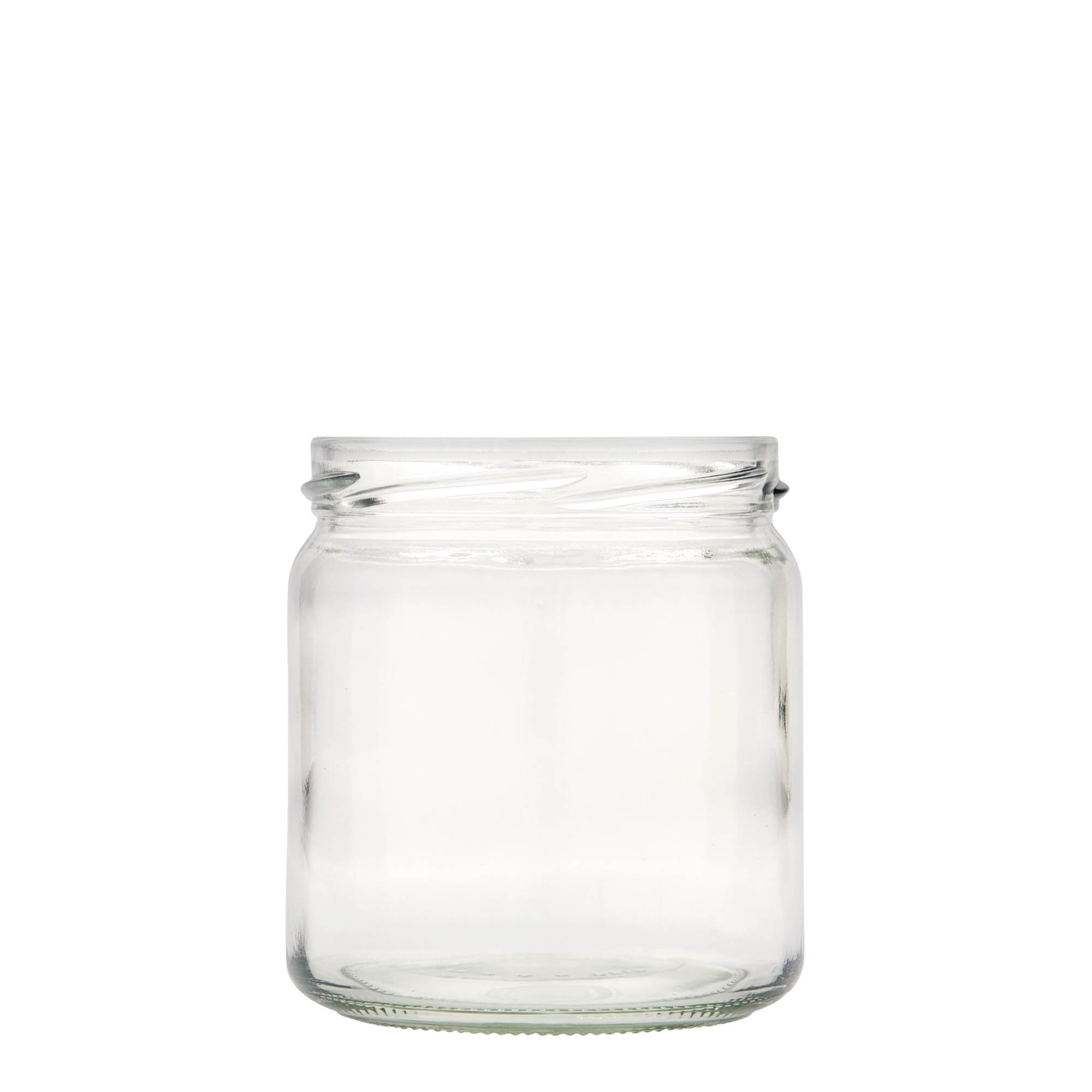 408 ml rundt glas, åbning: Twist-Off (TO 82)