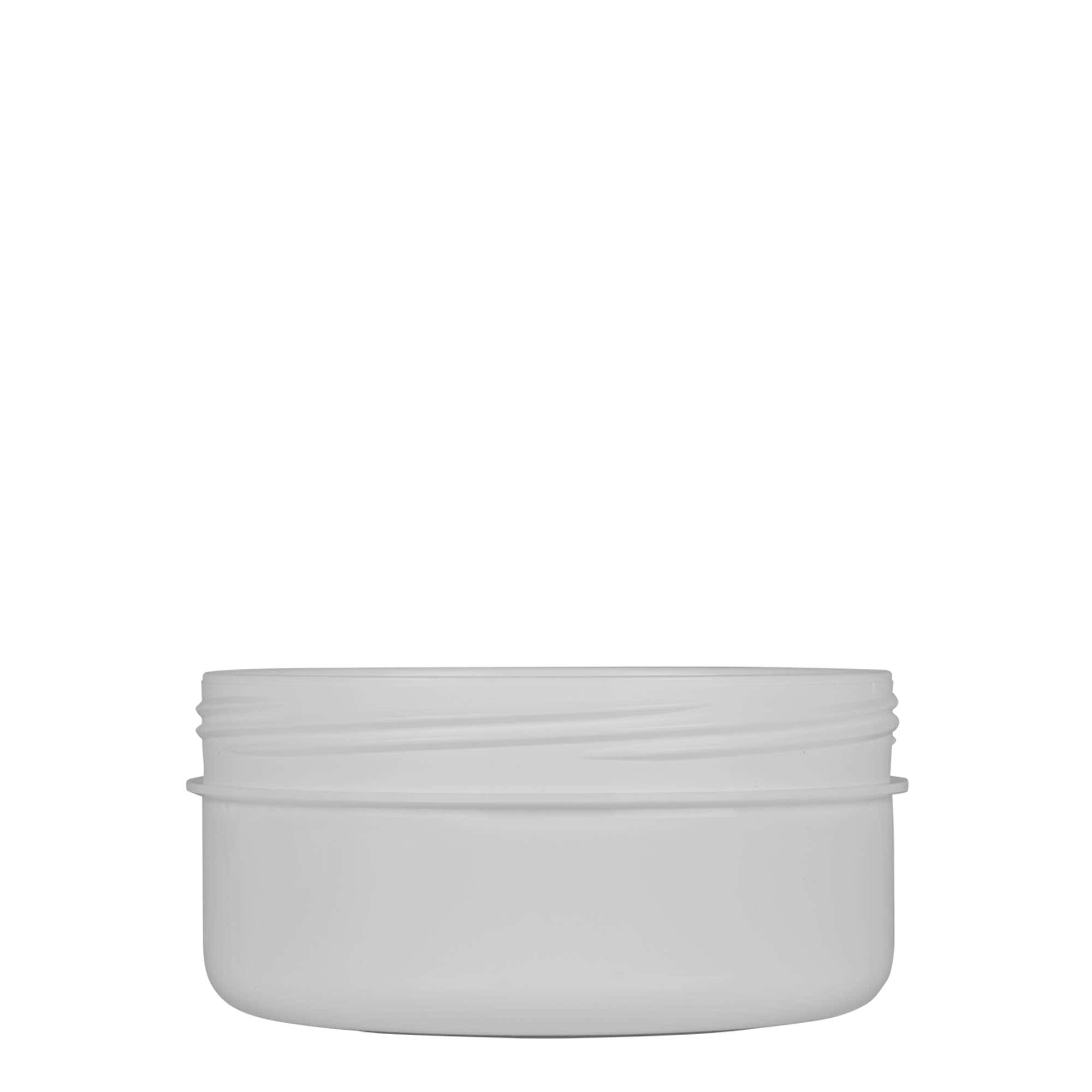 250 ml plastdåse 'White Line', PP, hvid, åbning: skruelåg 250 ml plastdåse 'White Line', PP, hvid, åbning: skruelåg