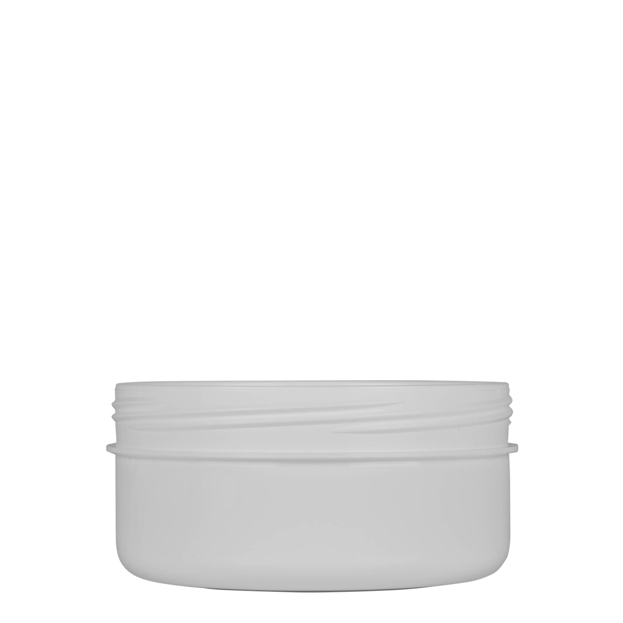 250 ml plastdåse 'White Line', PP, hvid, åbning: skruelåg 250 ml plastdåse 'White Line', PP, hvid, åbning: skruelåg