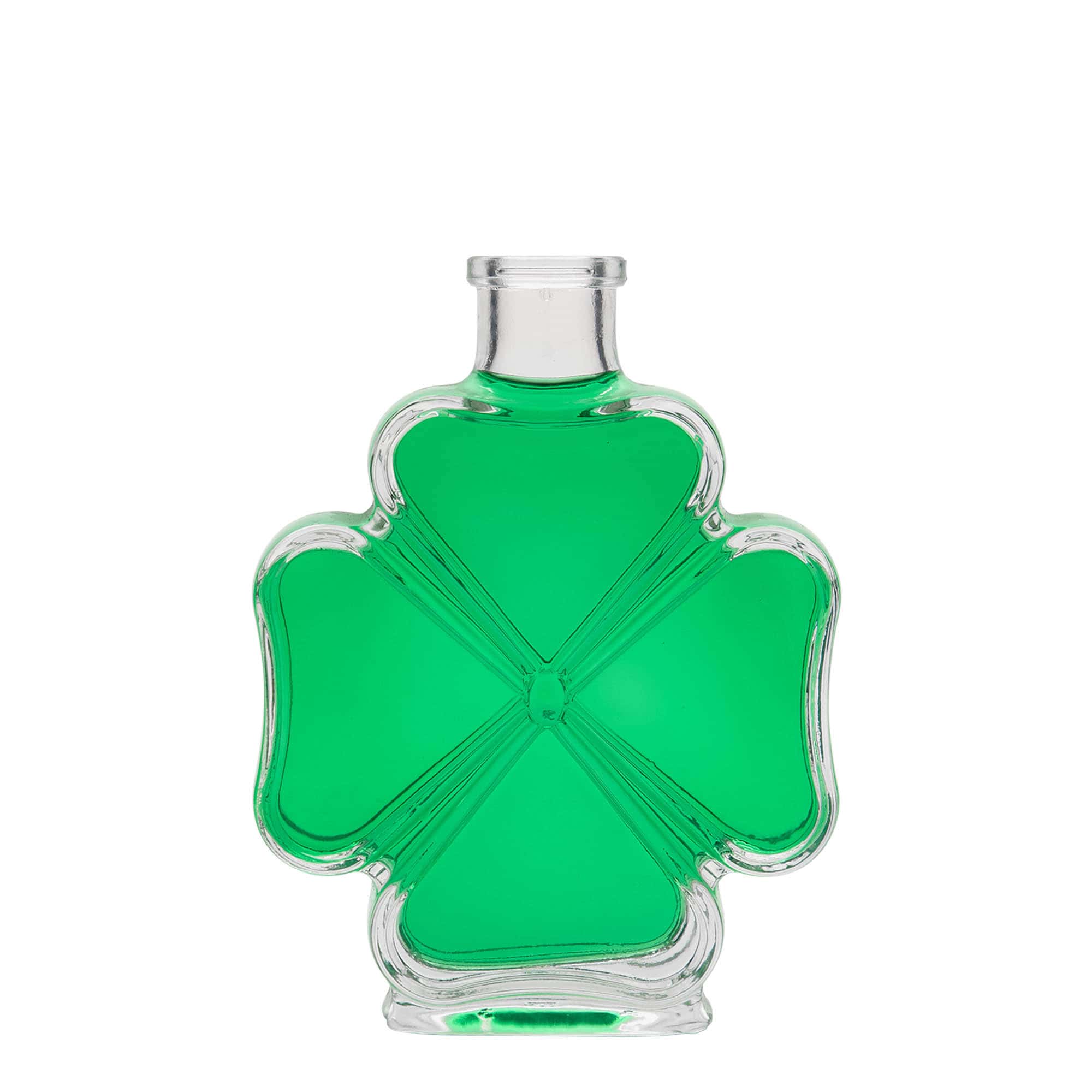 200 ml glasflaske 'Kleeblatt', åbning: kork