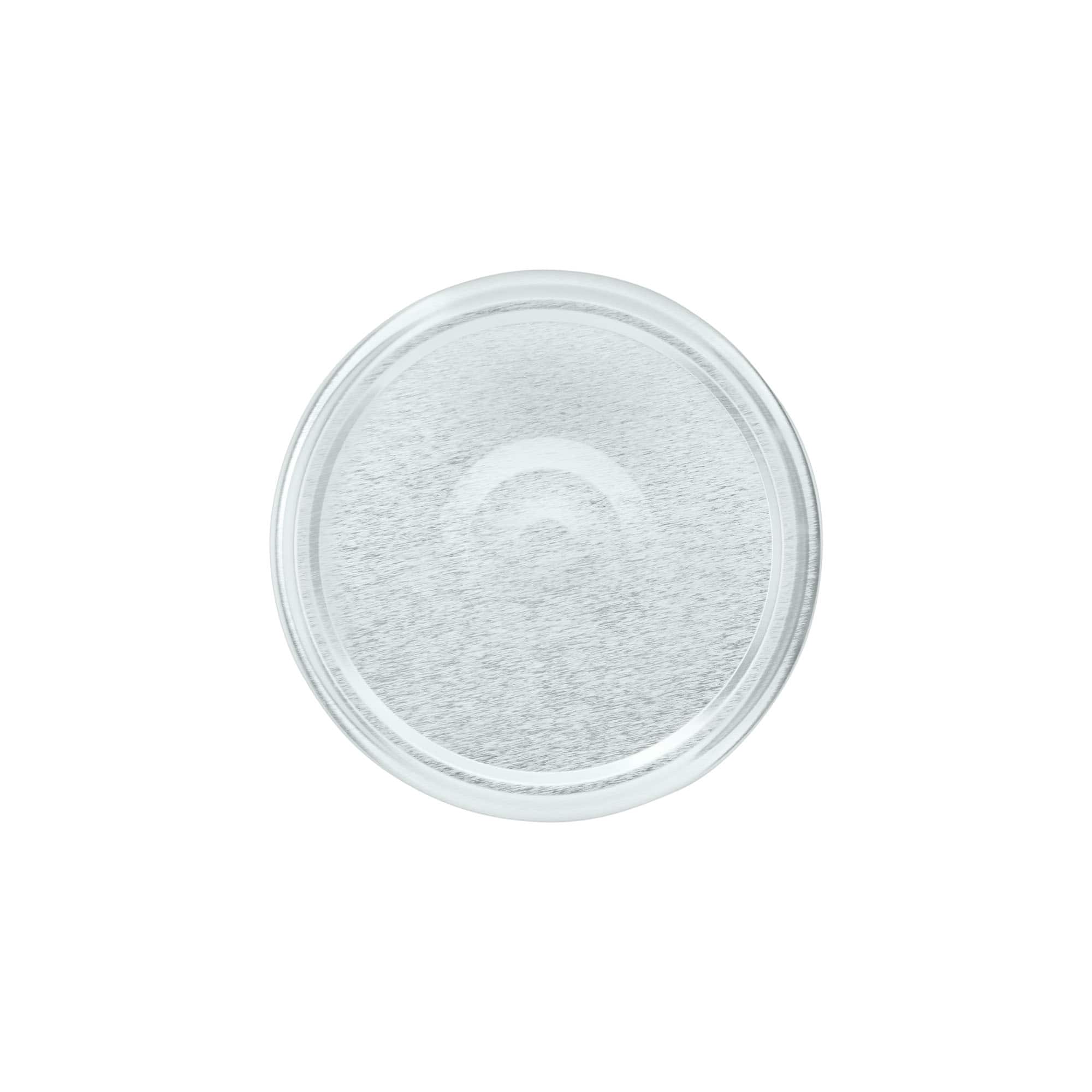 Twist-off-låg, hvidblik, sølv, til åbning: TO 82