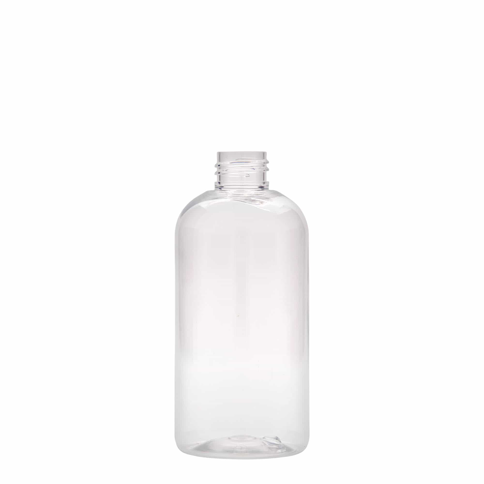 250 ml PET-flaske 'Boston', plast, åbning: GPI 24/410 250 ml PET-flaske 'Boston', plast, åbning: GPI 24/410