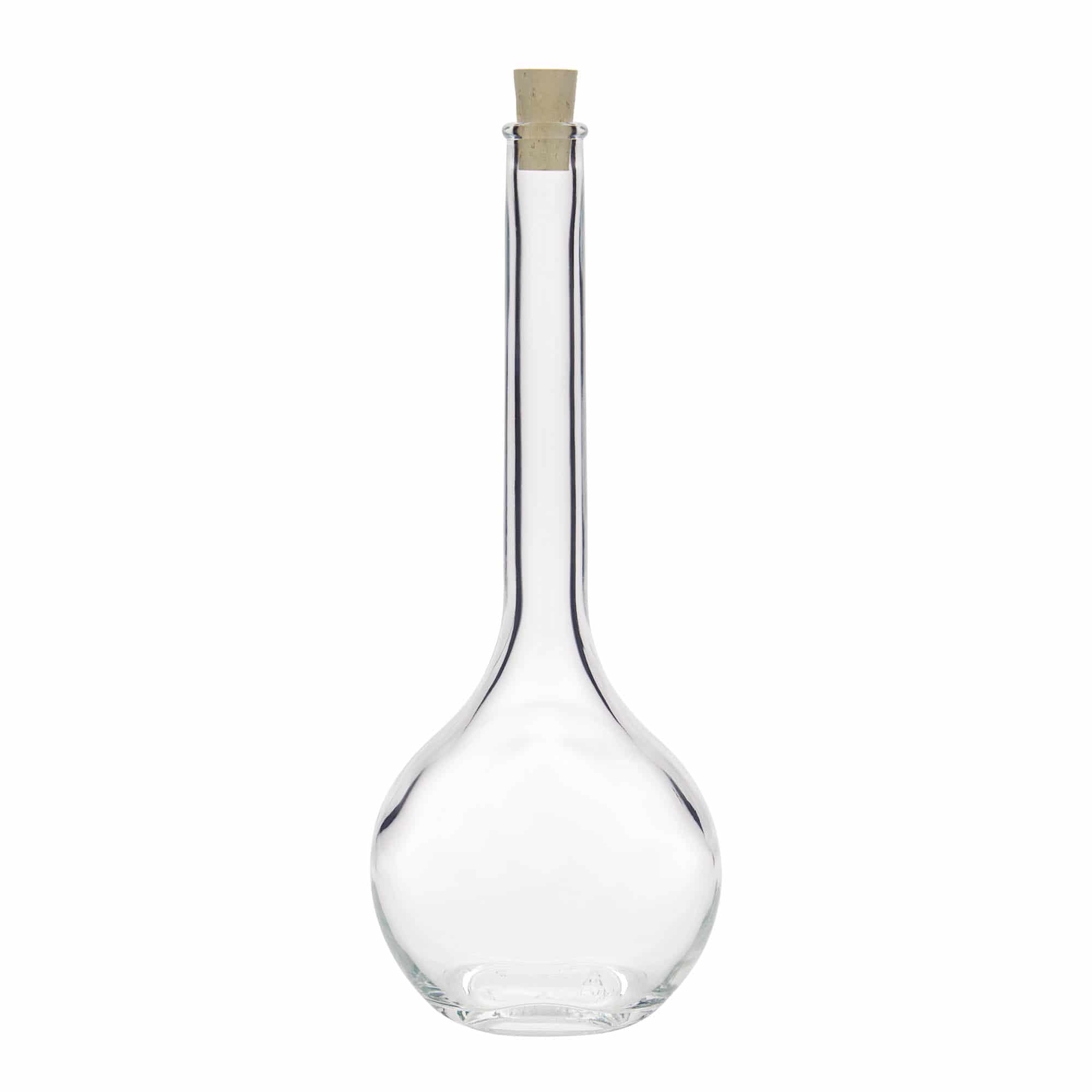500 ml glasflaske 'Contessa', oval, åbning: Kork