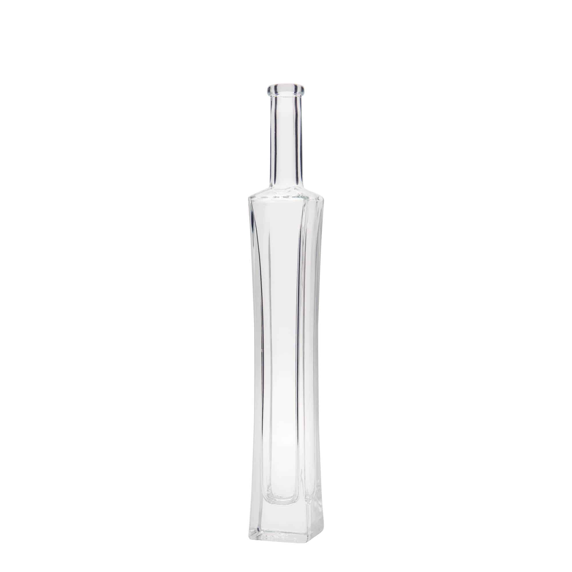 100 ml glasflaske 'Koko', firkantet, åbning: kork