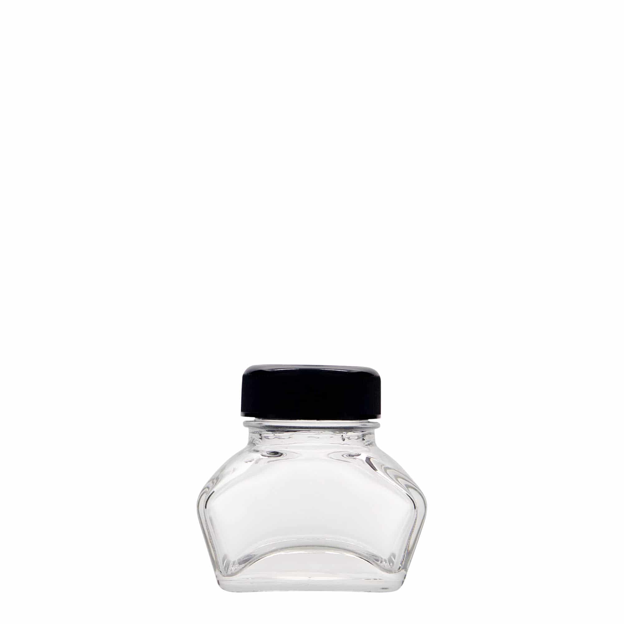 30 ml blækhus, rektangulært, åbning: skruelåg