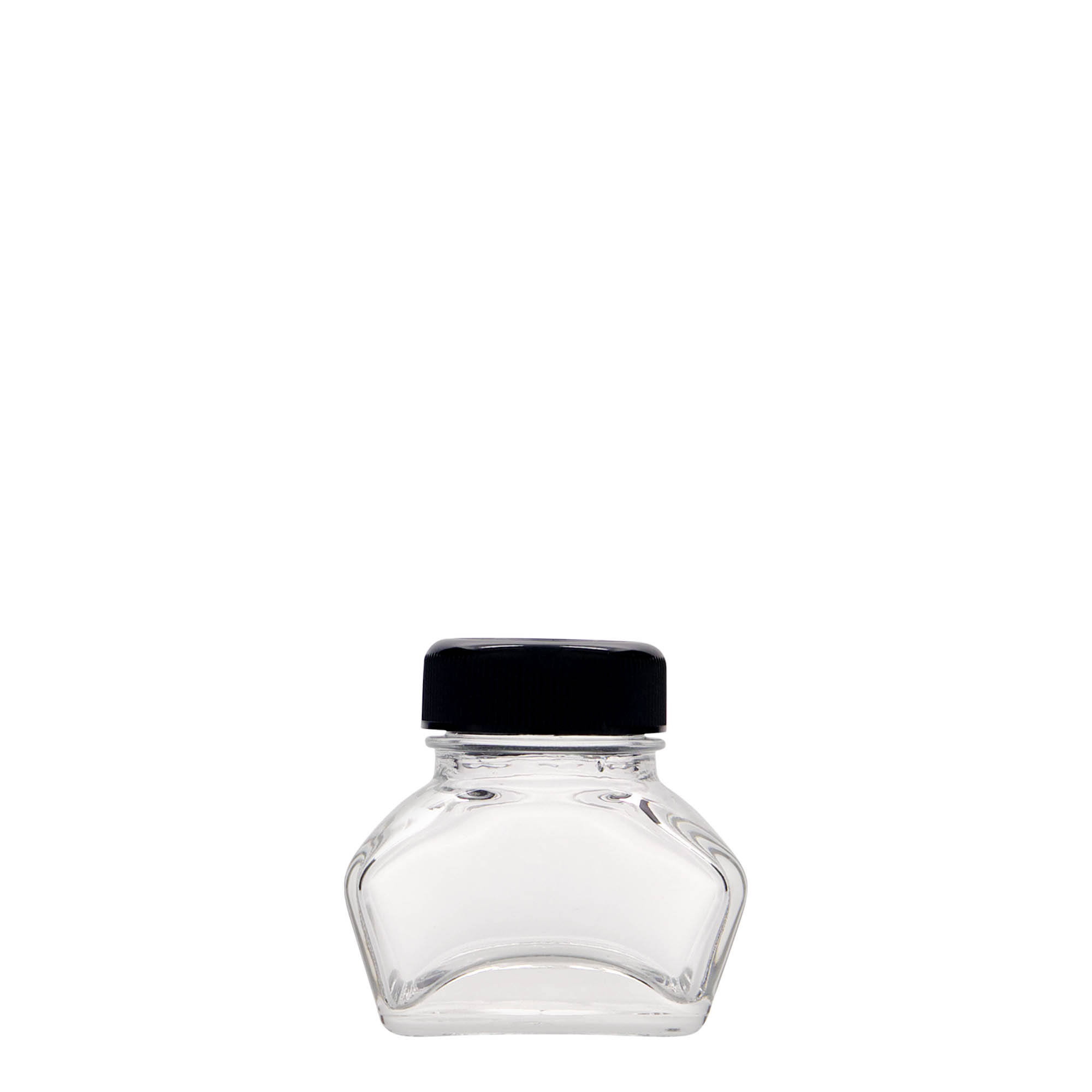 30 ml blækhus, rektangulært, åbning: skruelåg