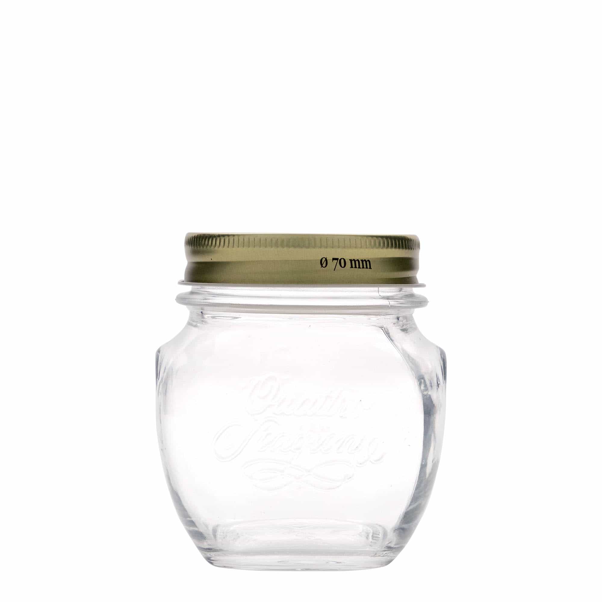 300 ml dekorativt glas 'Quattro Stagioni', åbning: Skruelåg 300 ml dekorativt glas 'Quattro Stagioni', åbning: Skruelåg