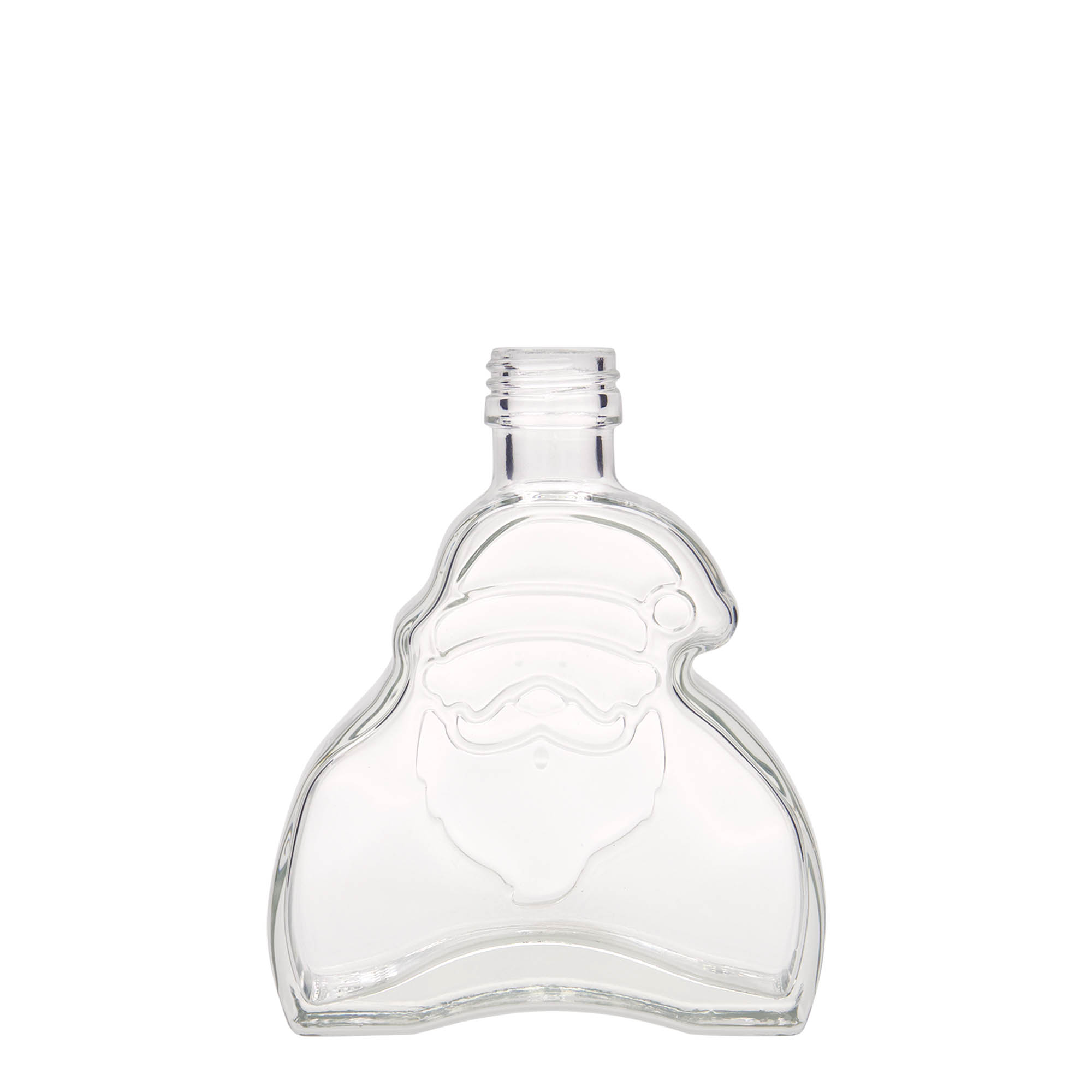 200 ml glasflaske 'Julemand', åbning: PP 28 200 ml glasflaske 'Julemand', åbning: PP 28