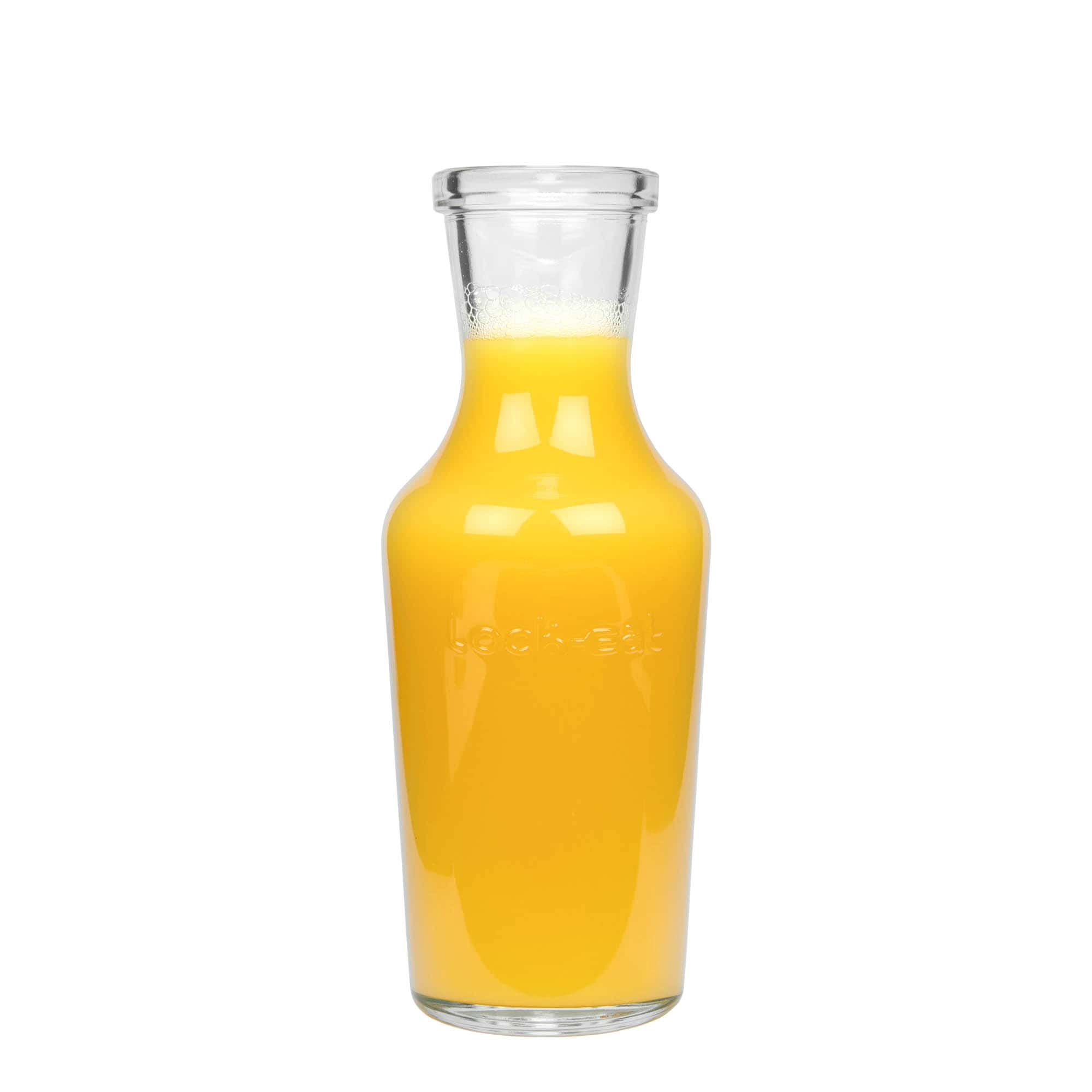 1.000 ml glaskaraffel 'Lock-Eat', åbning: trådlås
