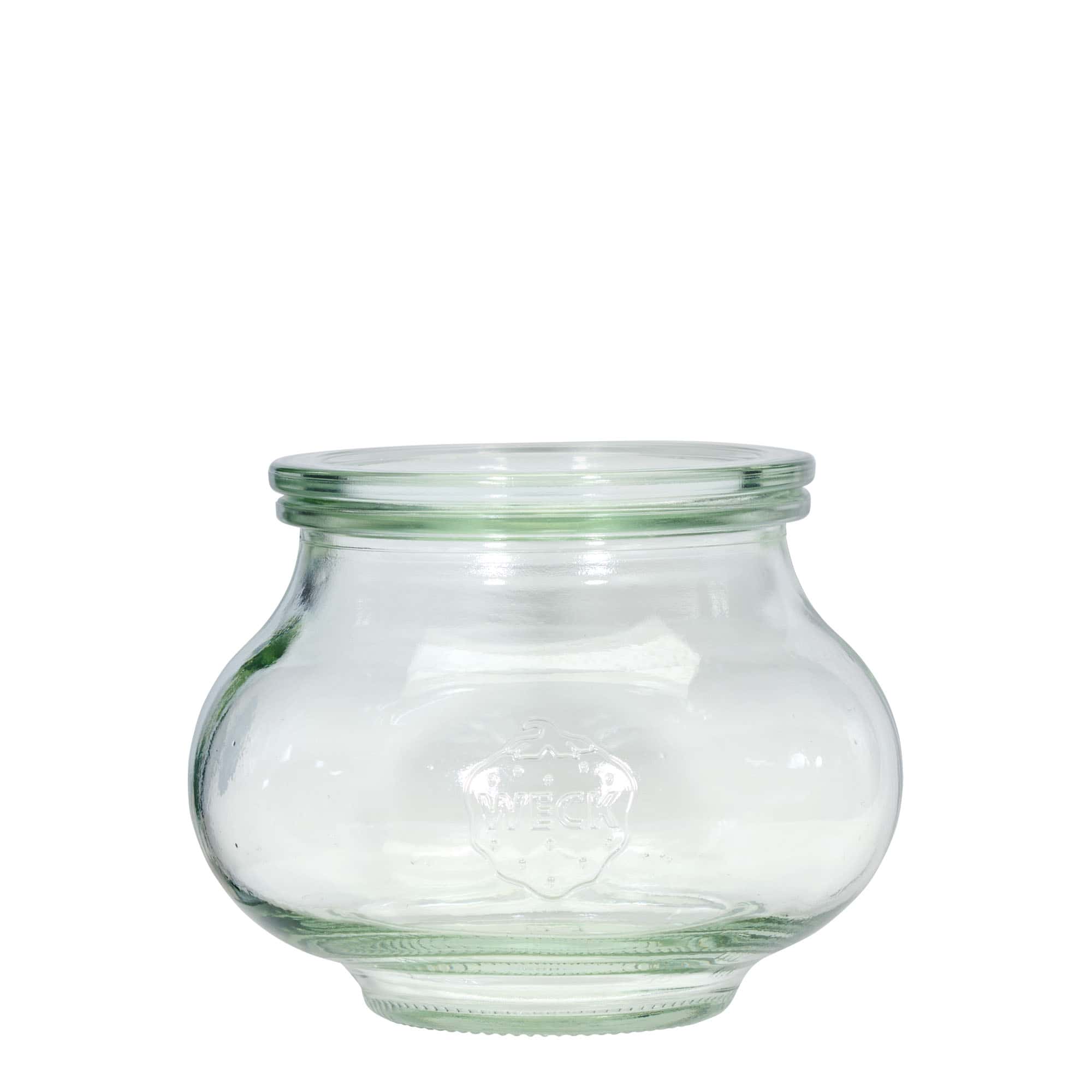 560 ml dekorativt WECK-glas, åbning: Rund kant