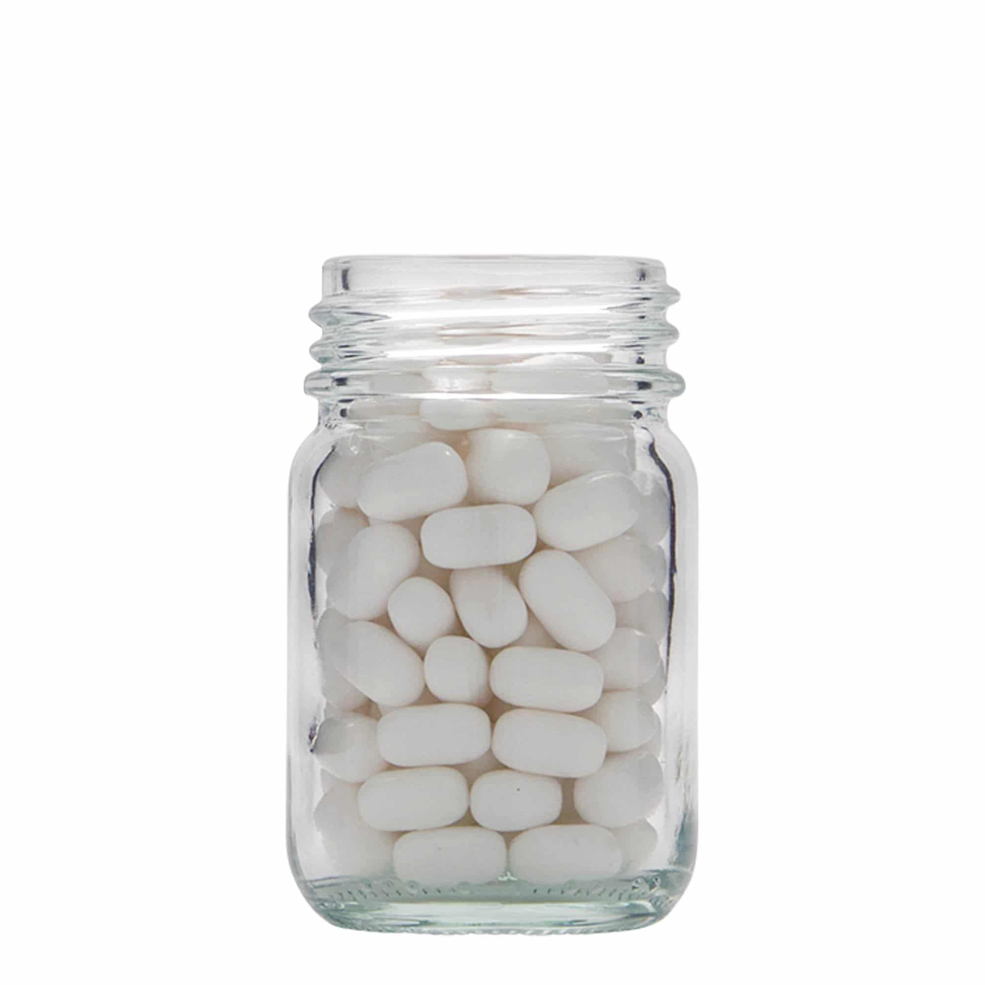 50 ml bredhalset glas, åbning: DIN 40
