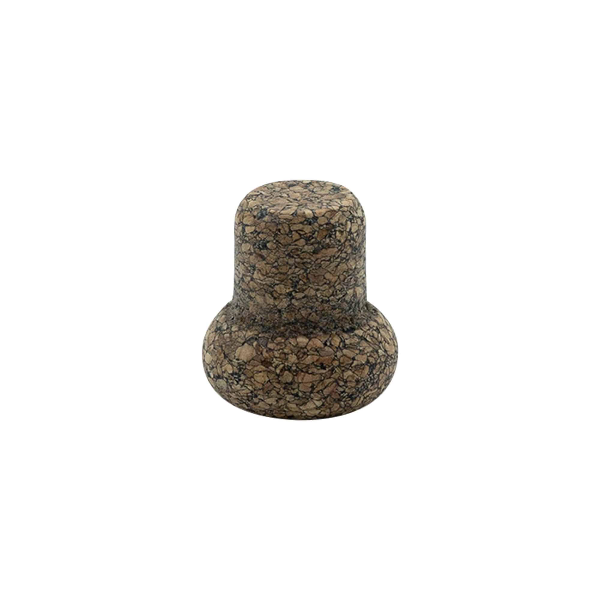 Prop 'Barrel' 22,5 mm, Corkcoal, til åbning: Kork