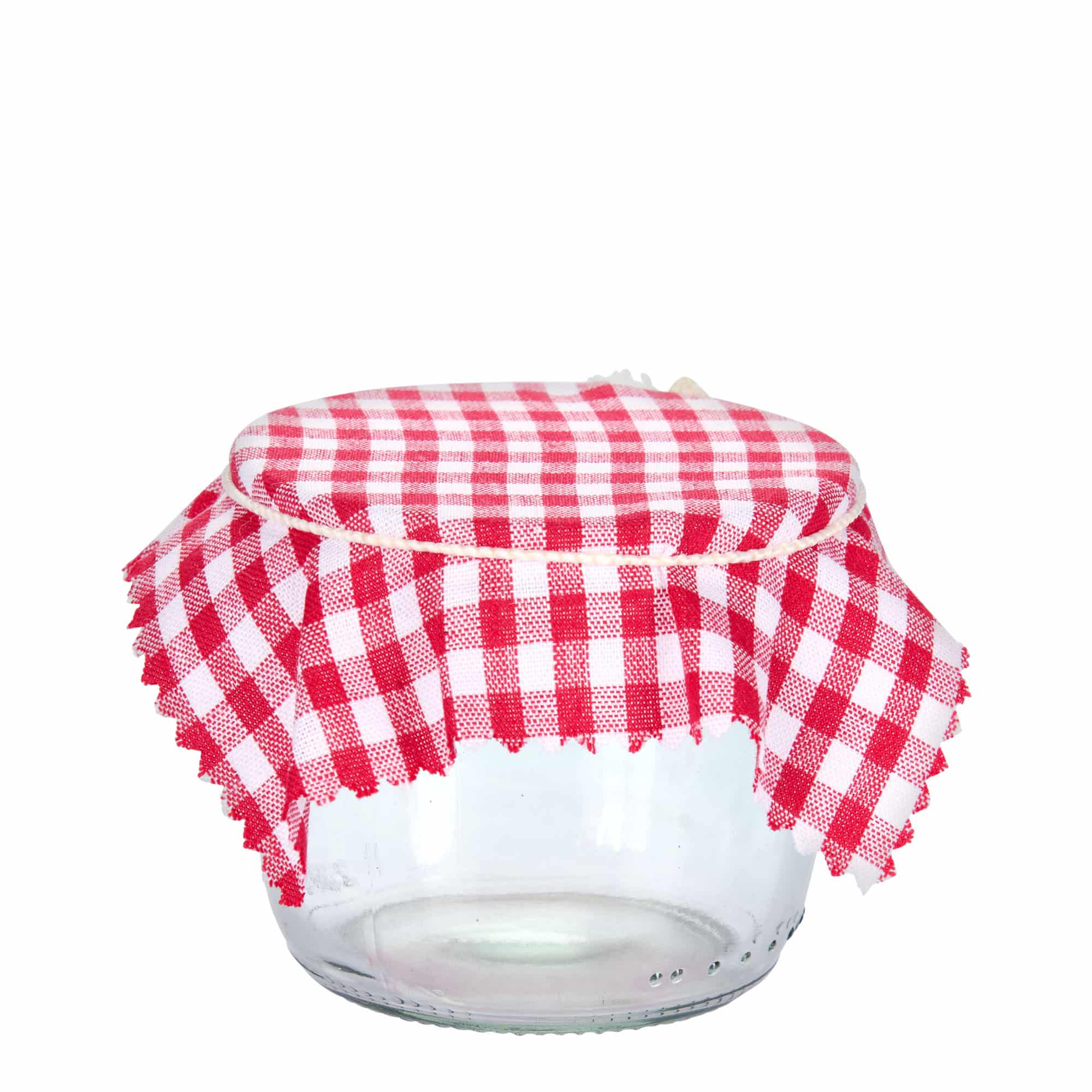 Stofserviet ternet 12x12, firkantet, tekstil, rød, åbning: TO38-TO53