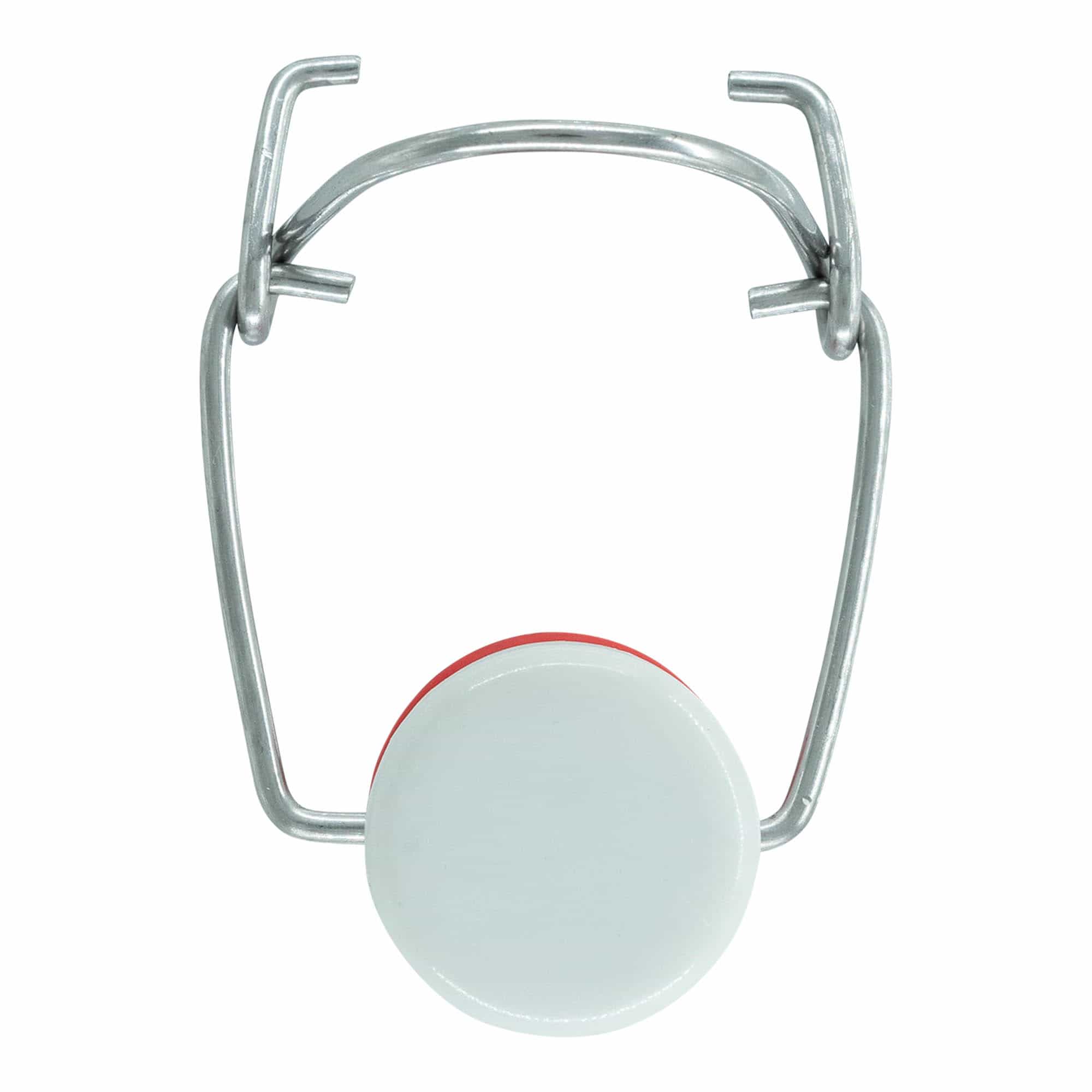 Låsebeslag specialstørrelse, plastik, rød-hvid Låsebeslag specialstørrelse, plastik, rød-hvid