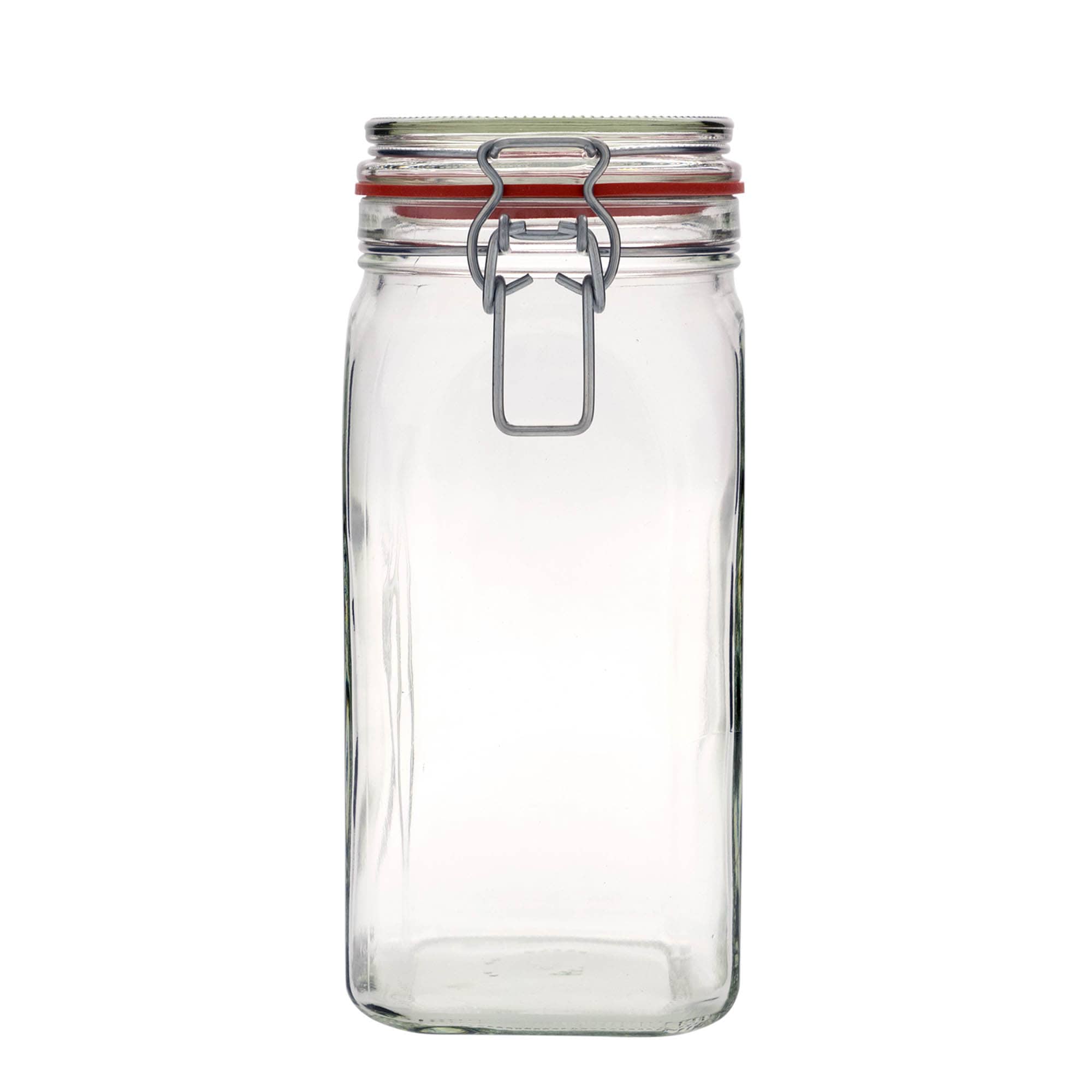 1.540 ml patentglas, firkantet, åbning: patentlukning