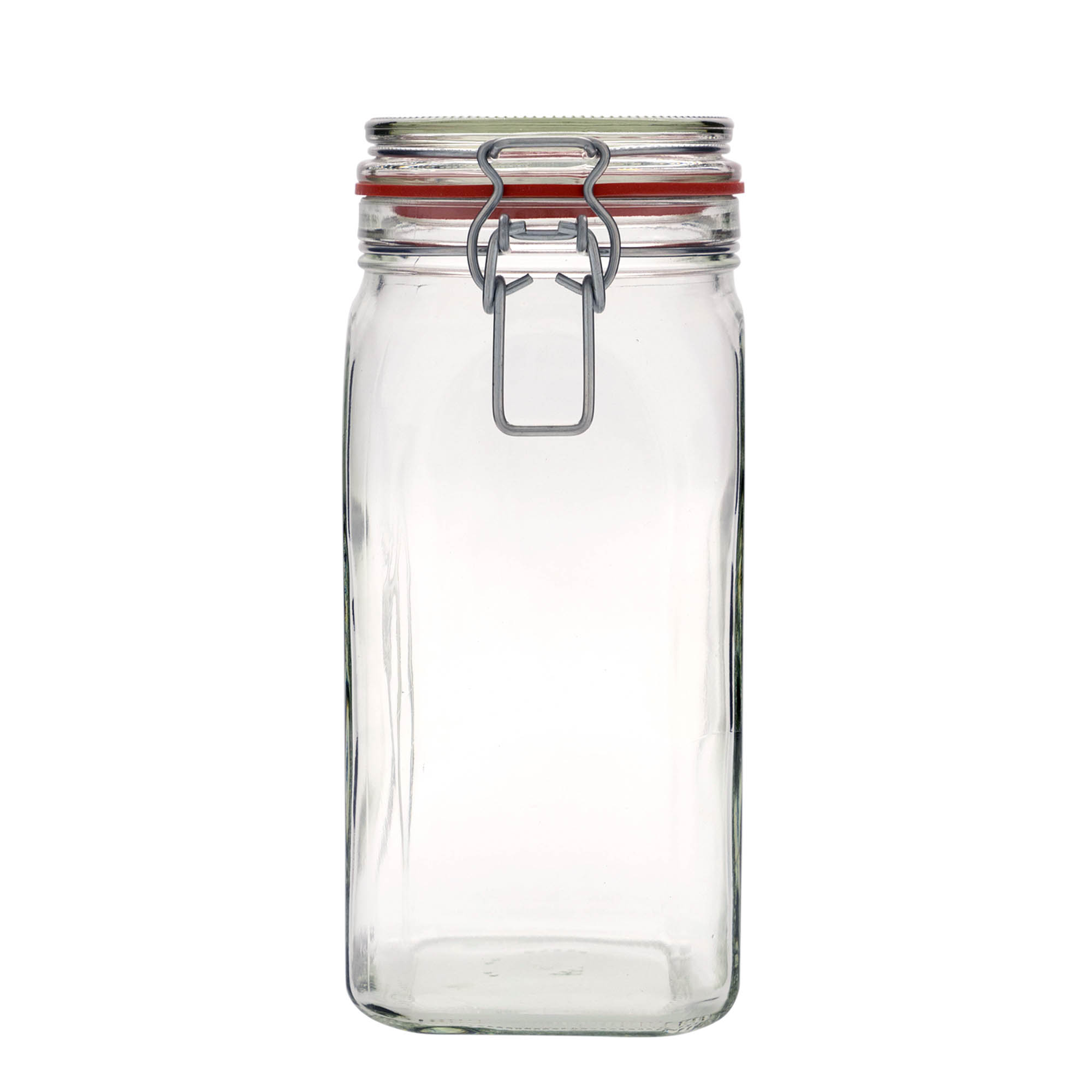 1.540 ml patentglas, firkantet, åbning: patentlukning