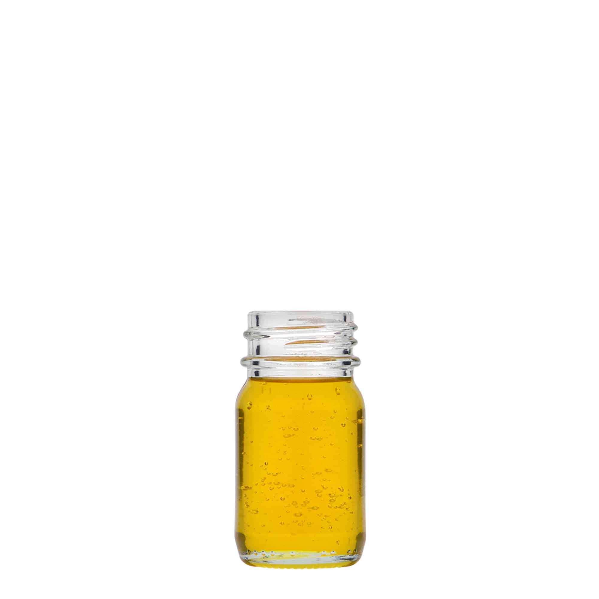 30 ml bredhalset glas, åbning: DIN 32