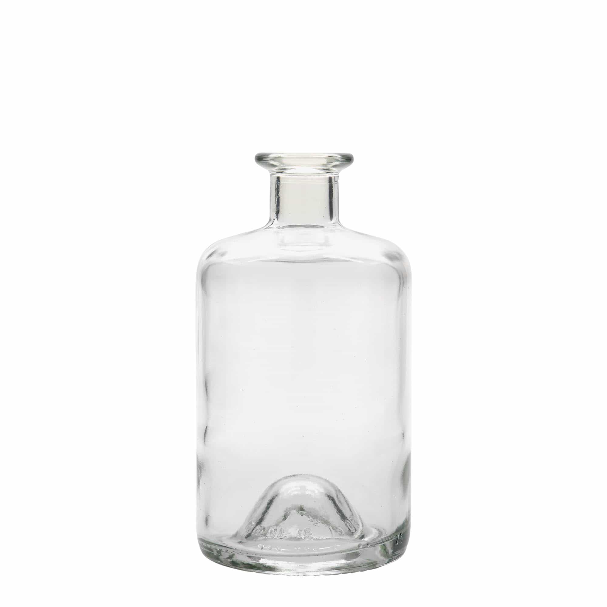 500 ml glasflaske apoteker, åbning: kork