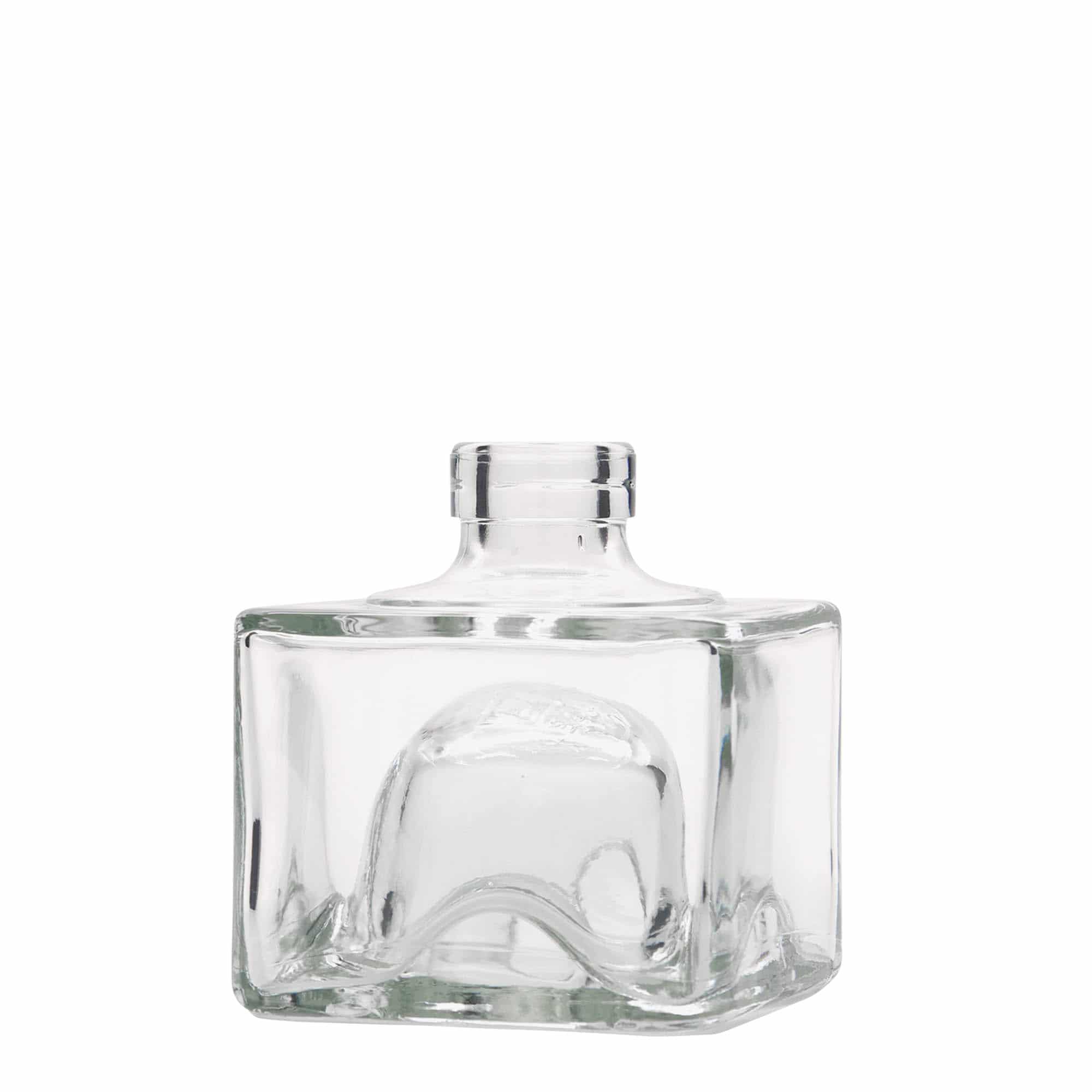 200 ml glasflaske 'Cocolores', kvadratisk, åbning: Kork