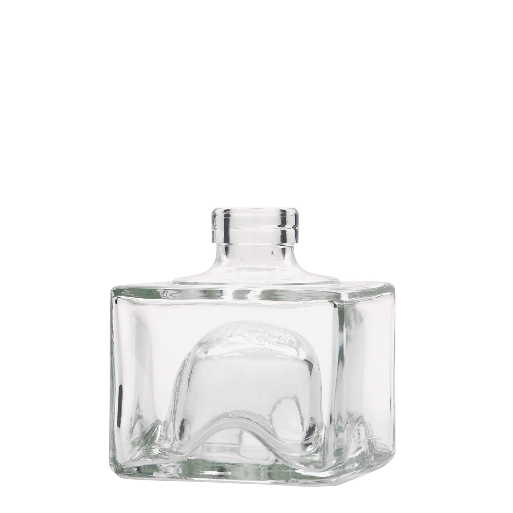 200 ml glasflaske 'Cocolores', firkantet, åbning: kork
