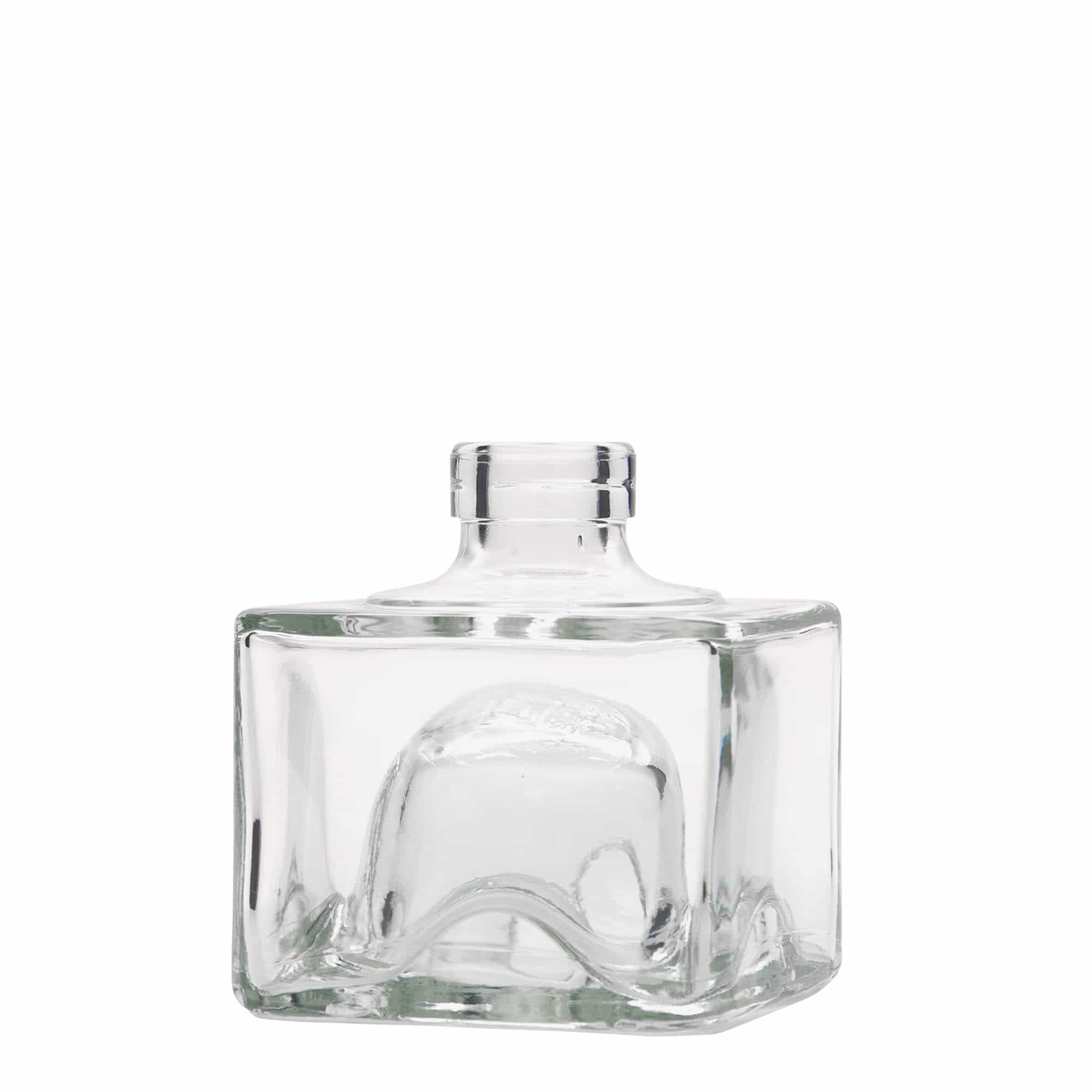 200 ml glasflaske 'Cocolores', firkantet, åbning: kork