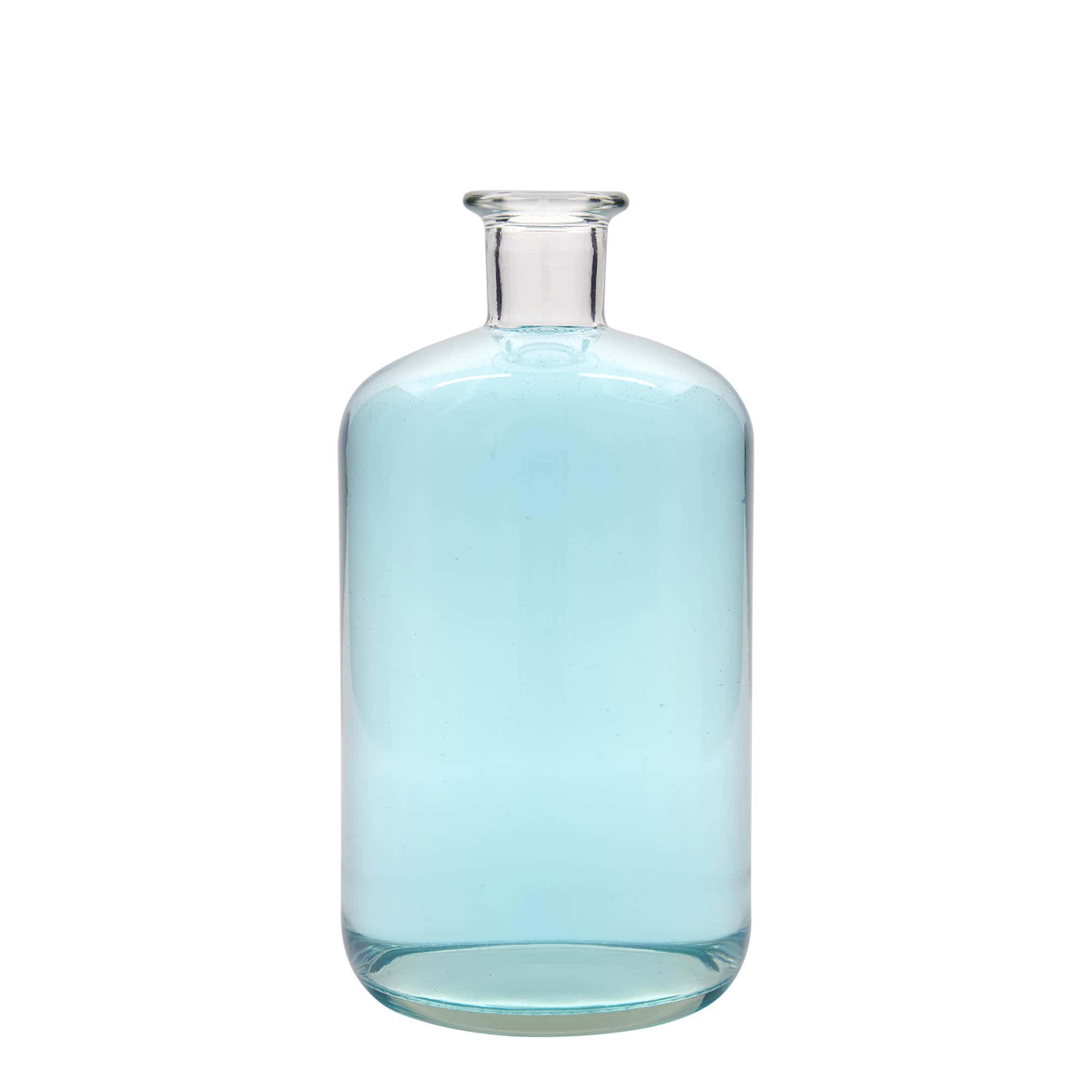 1.500 ml glasflaske apoteker, åbning: Kork