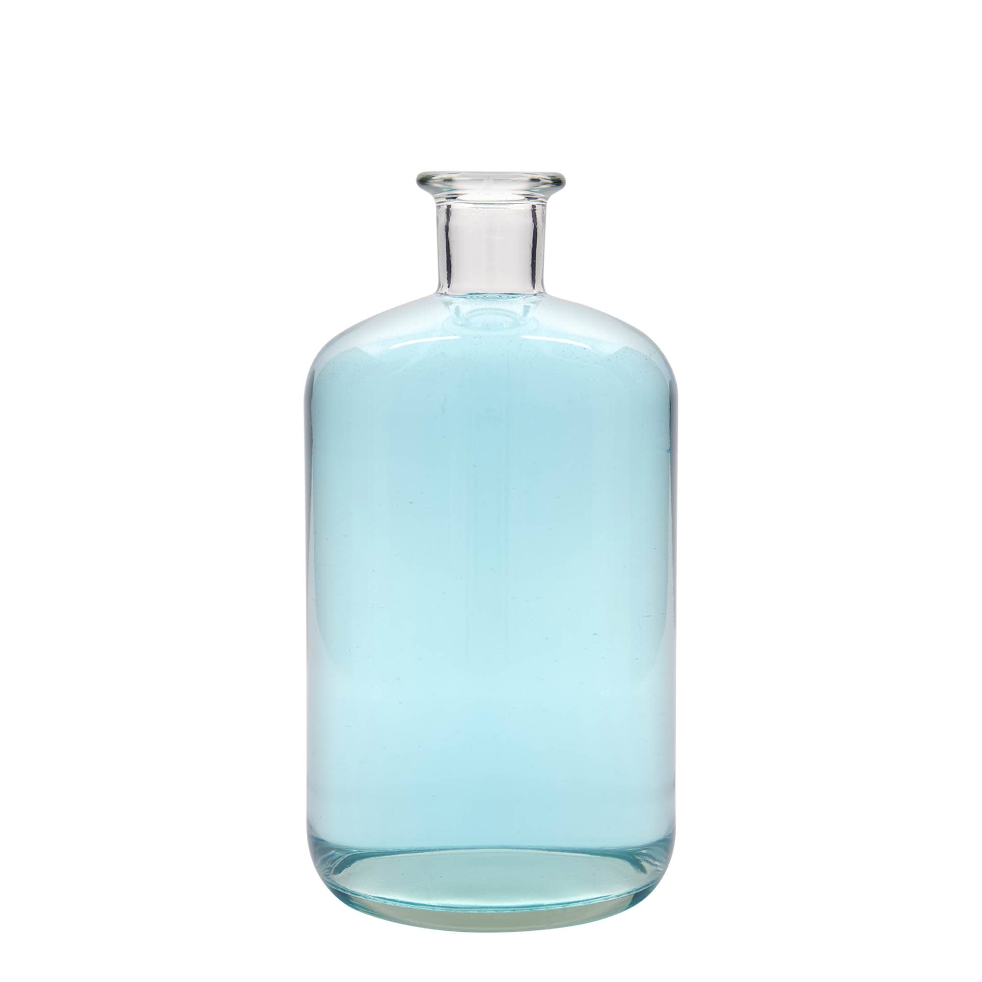 1.500 ml glasflaske apoteker, åbning: kork