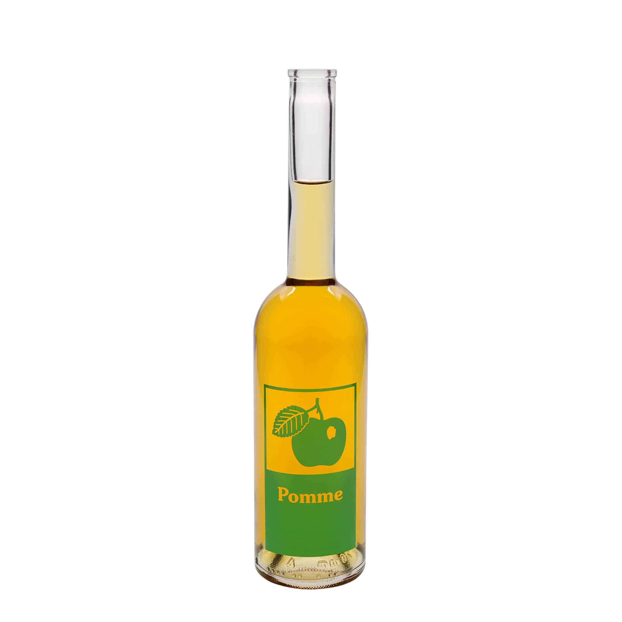 500 ml glasflaske 'Opera', motiv: Pomme, åbning: Kork