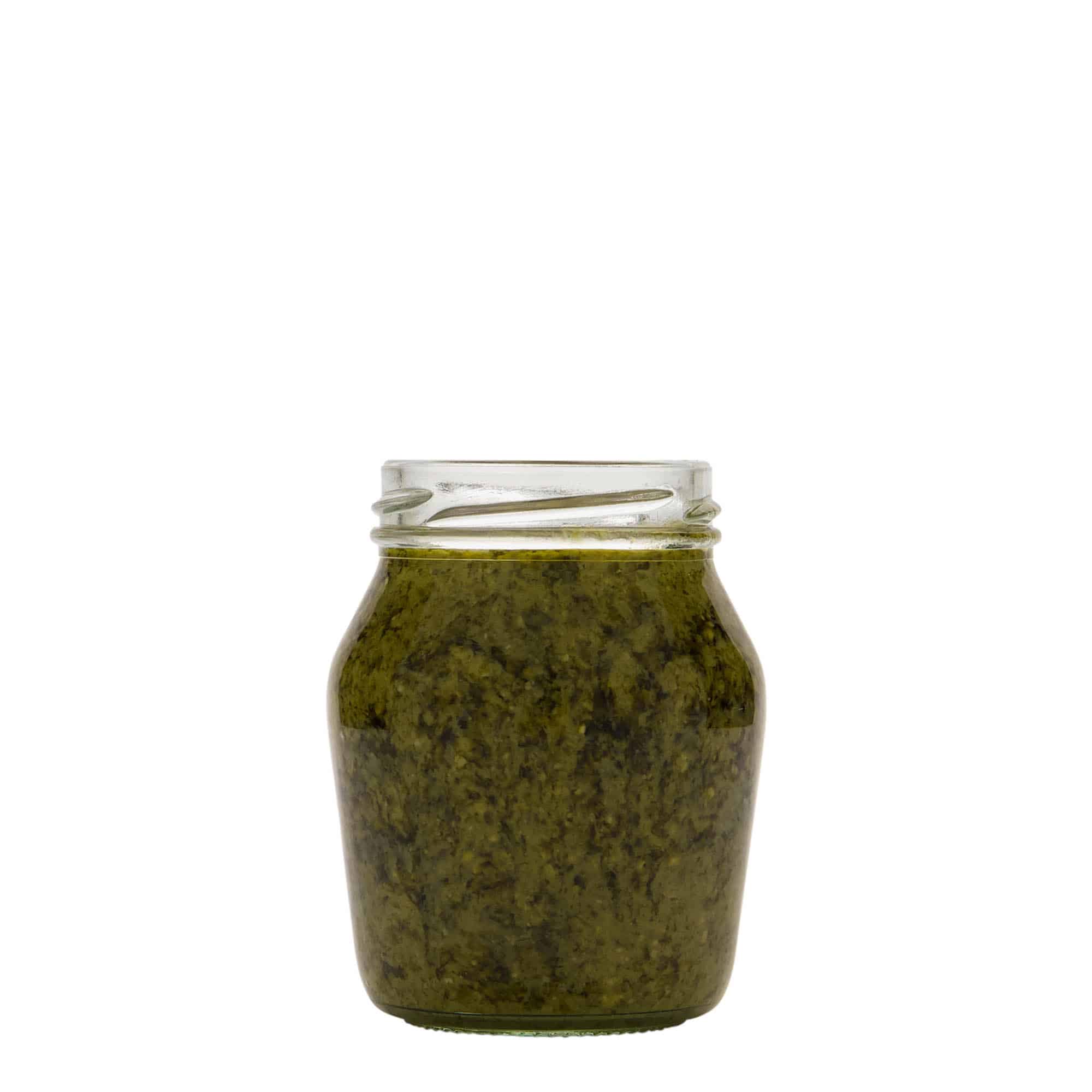 180 ml buet rundglas, åbning: Twist-Off (TO 58)