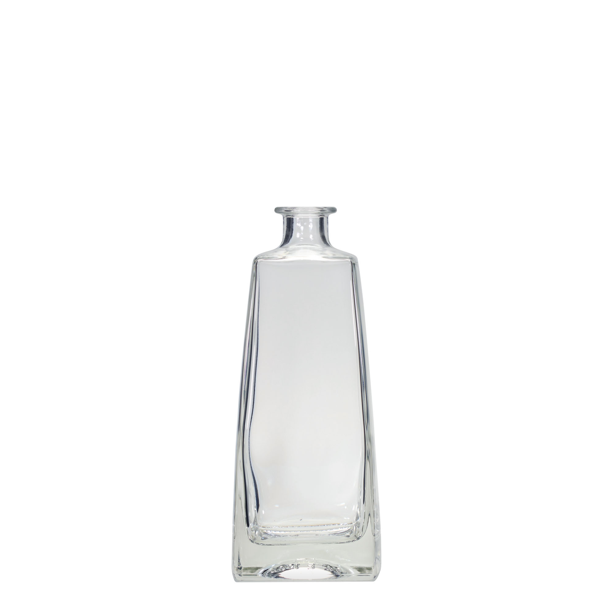 700 ml glasflaske 'Timmy', rektangulær, åbning: kork 700 ml glasflaske 'Timmy', rektangulær, åbning: kork