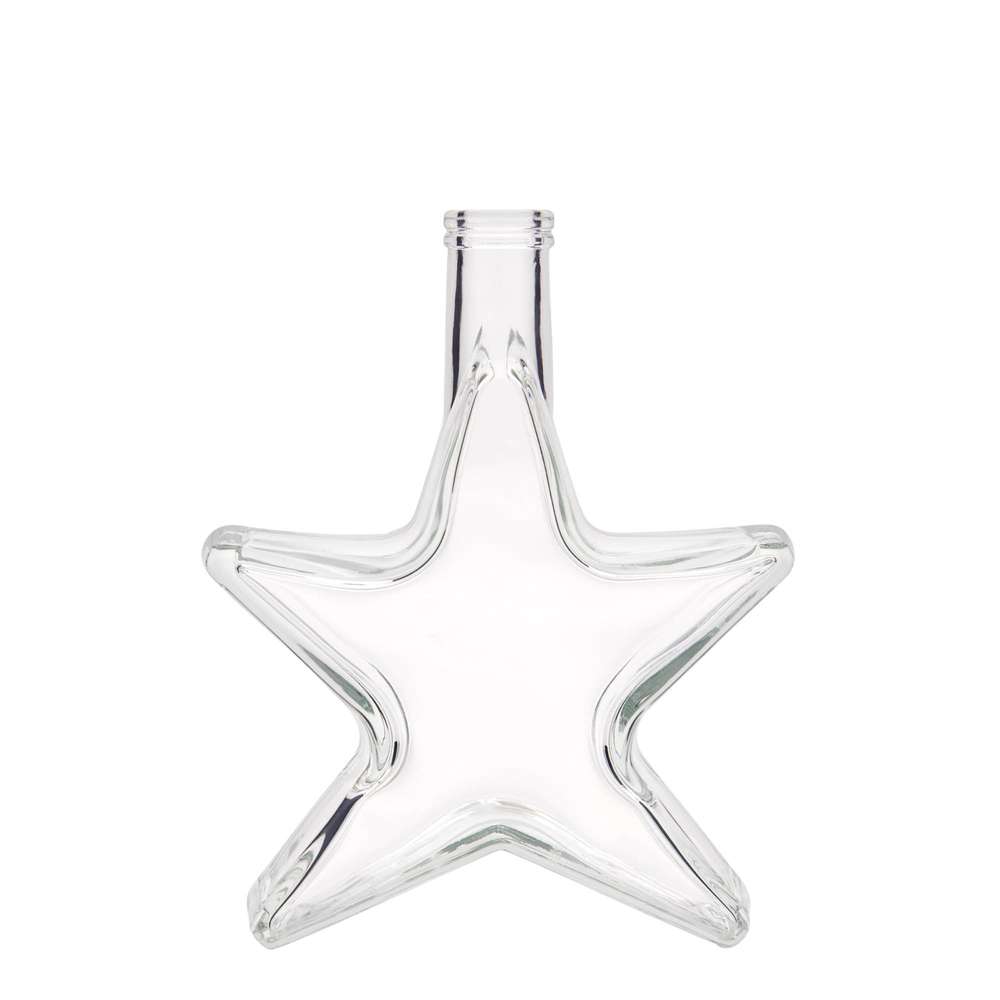350 ml glasflaske 'Stjerne', åbning: kork 350 ml glasflaske 'Stjerne', åbning: kork