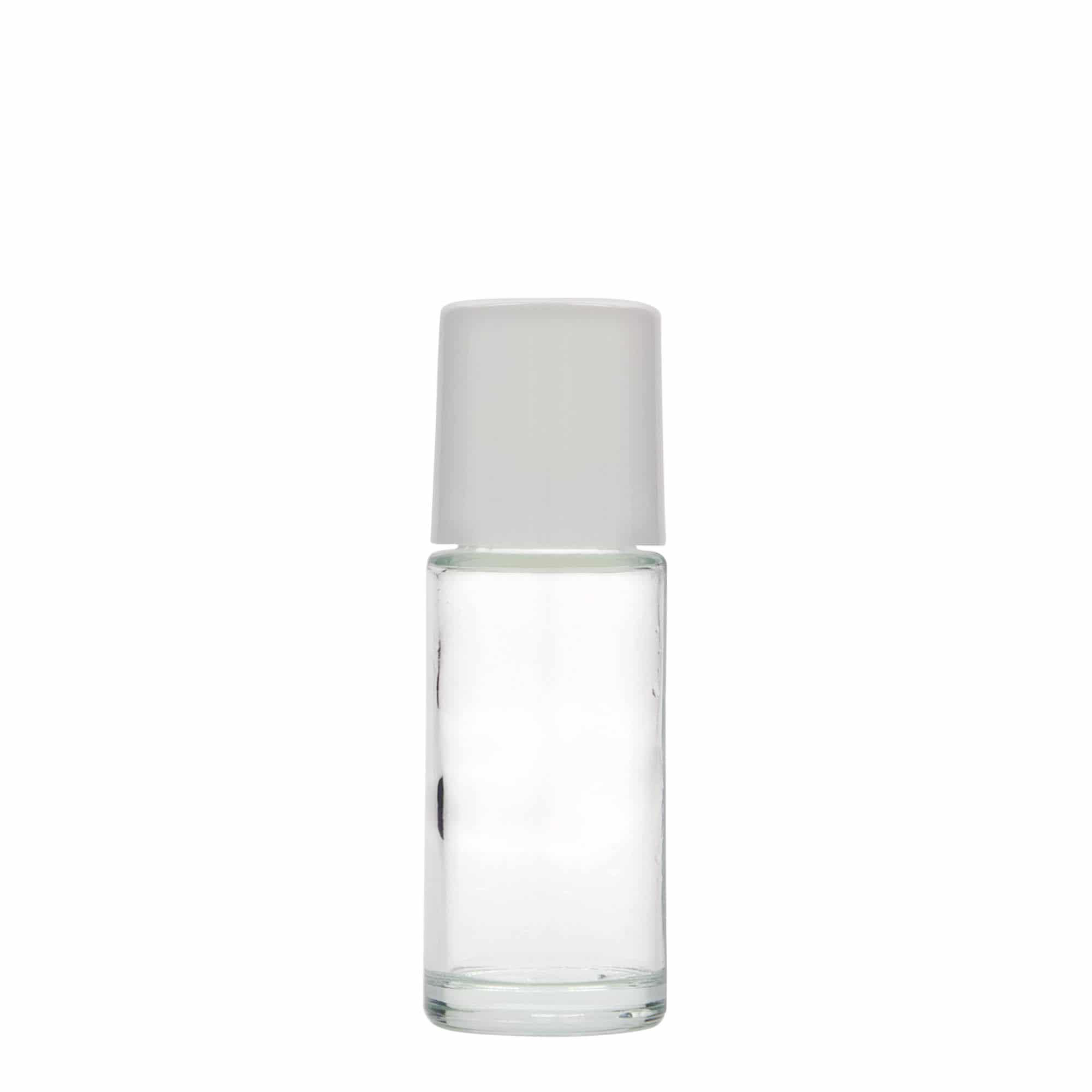 50 ml roll-on-flaske, glas, åbning: skruelåg
