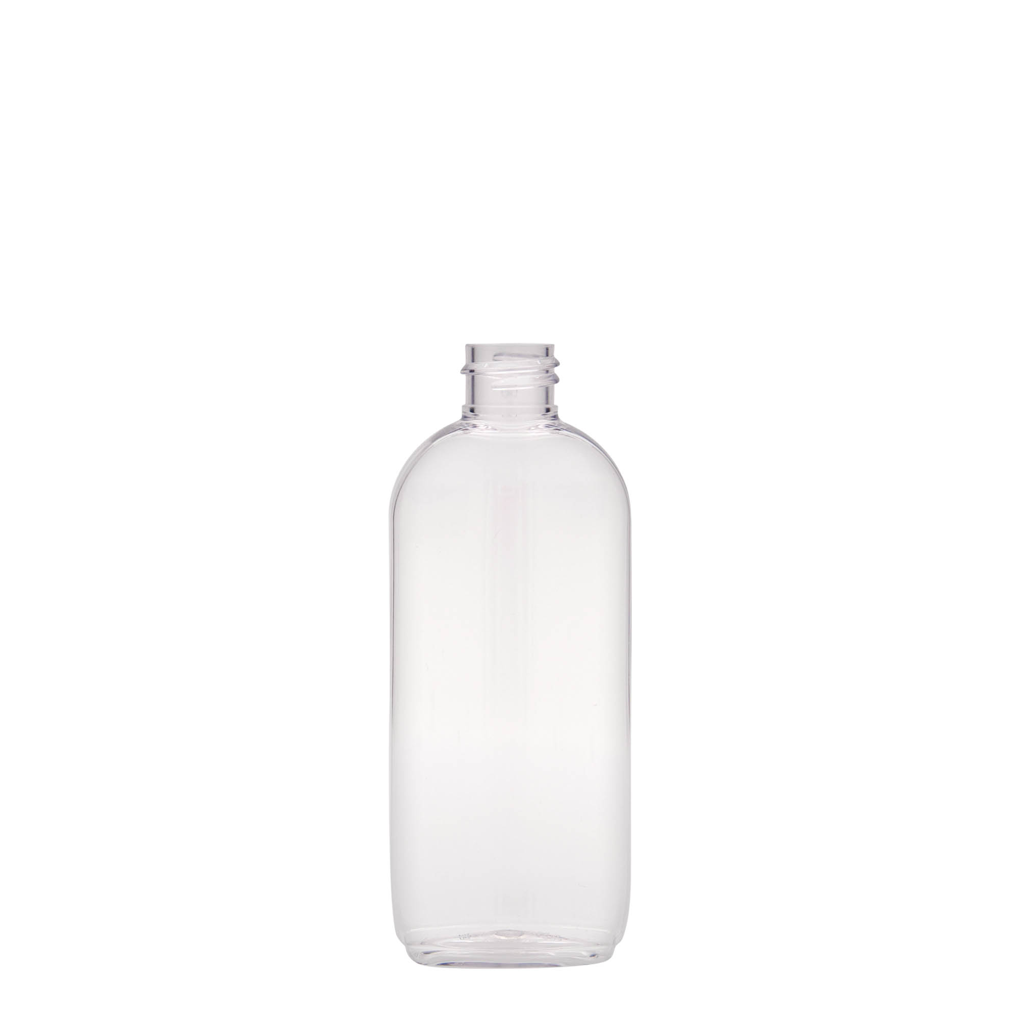 100 ml PET-flaske 'Iris', oval, plast, tud: 20/410 100 ml PET-flaske 'Iris', oval, plast, tud: 20/410
