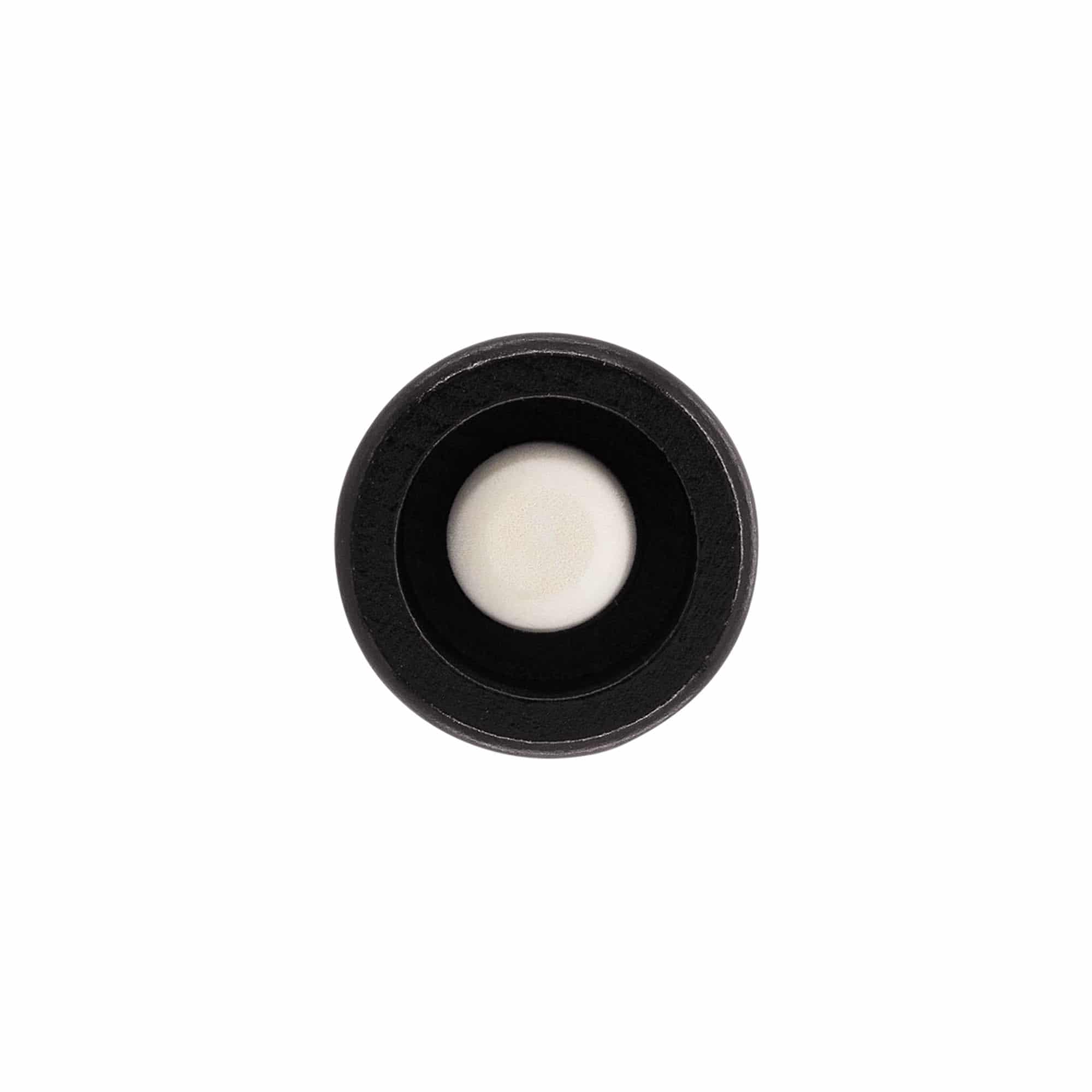 Grebprop 19 mm "Melon", træ/PE, sort, til munding: kork Grebprop 19 mm "Melon", træ/PE, sort, til munding: kork