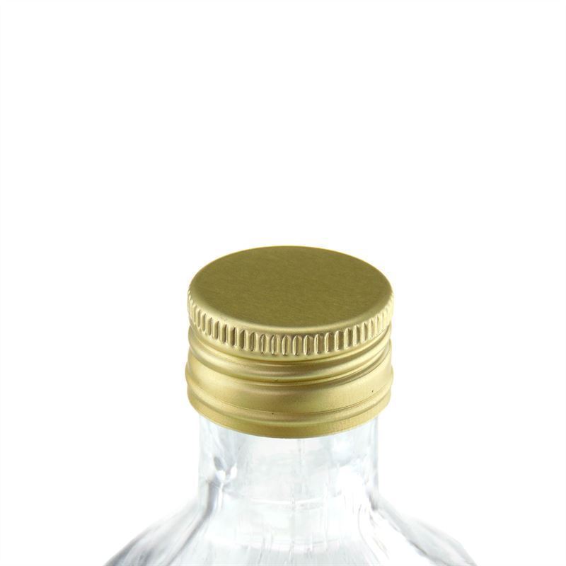 Skruelåg, metal, guld, til åbning: PP 22 Skruelåg, metal, guld, til åbning: PP 22