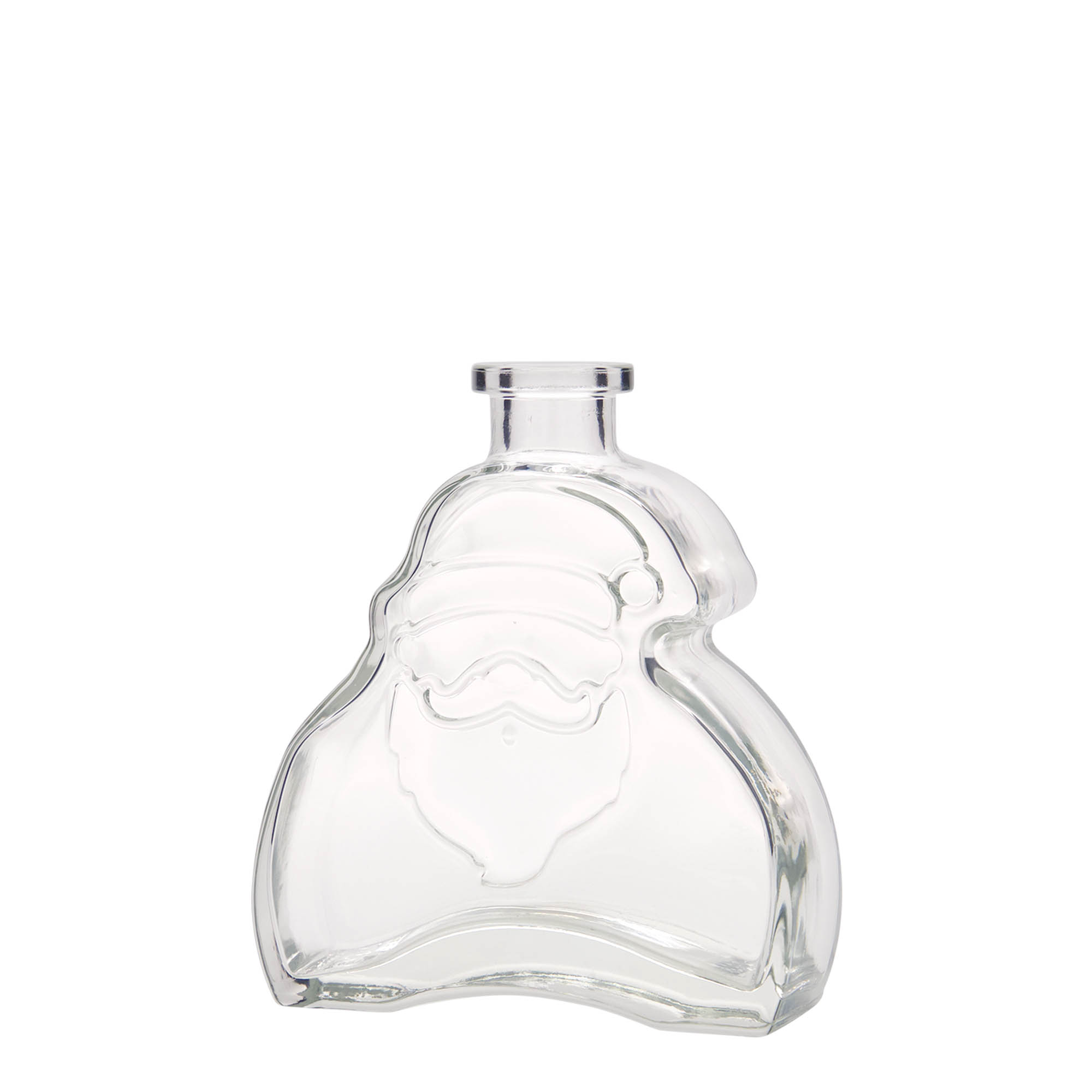 200 ml glasflaske 'Santa Claus', åbning: Kork
