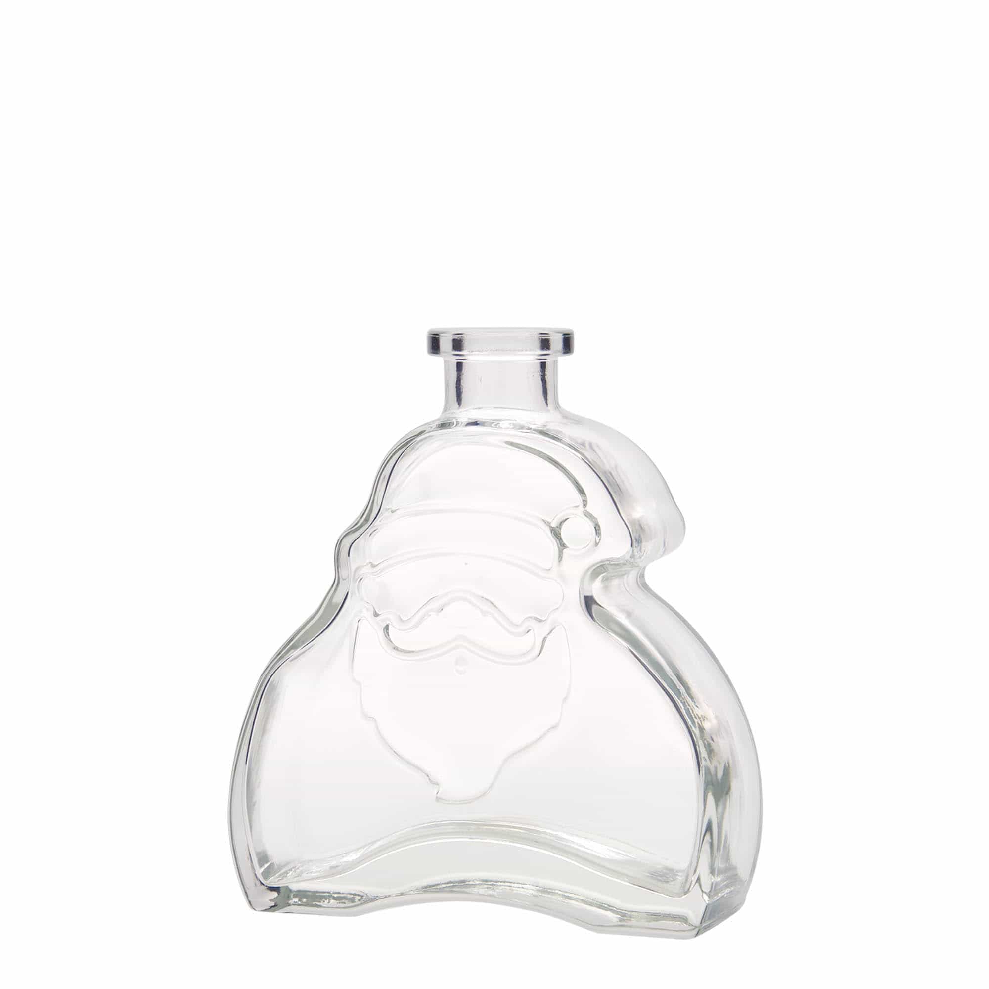 200 ml glasflaske 'Santa Claus', åbning: Kork