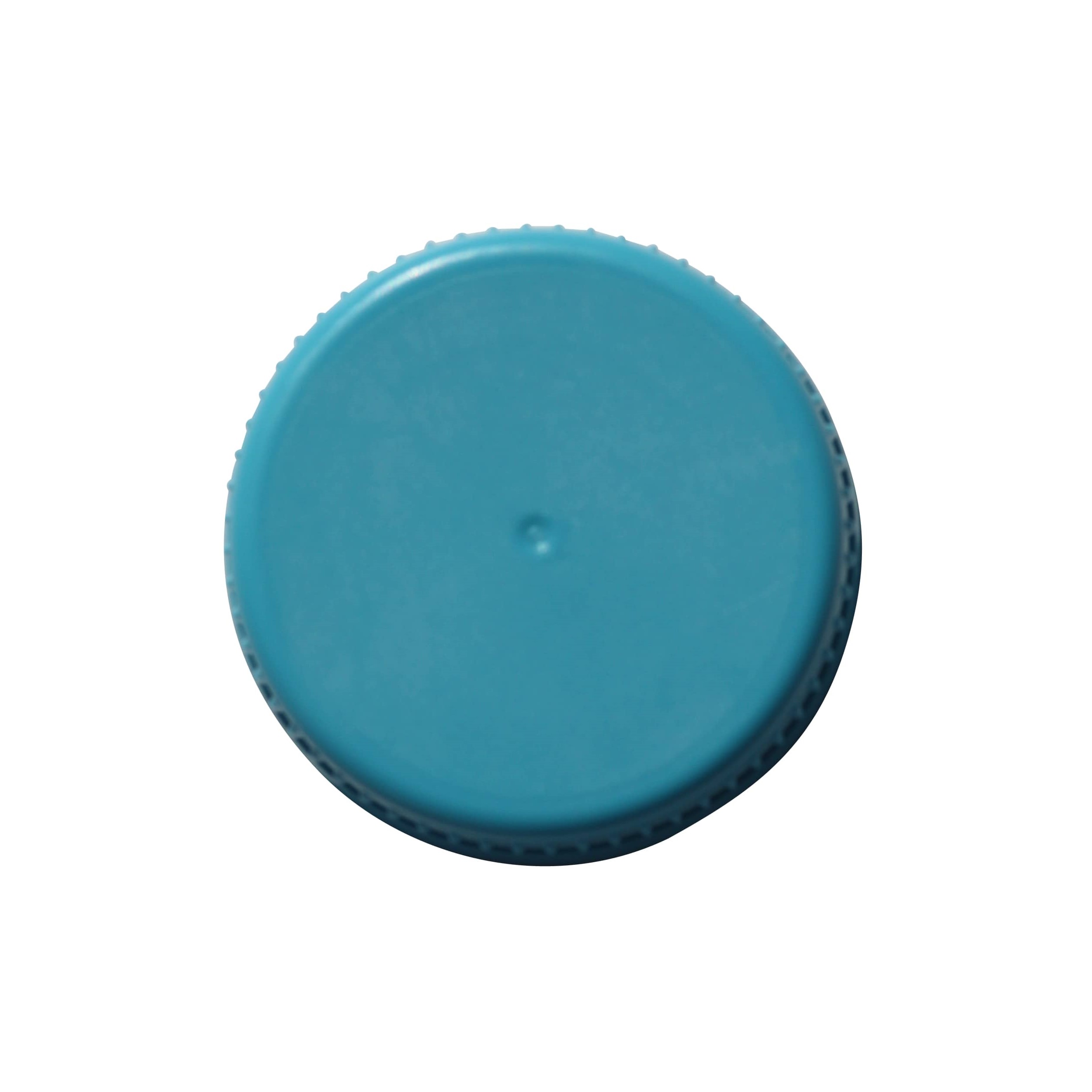 Skruelåg 40 mm, PE-plast, lyseblå