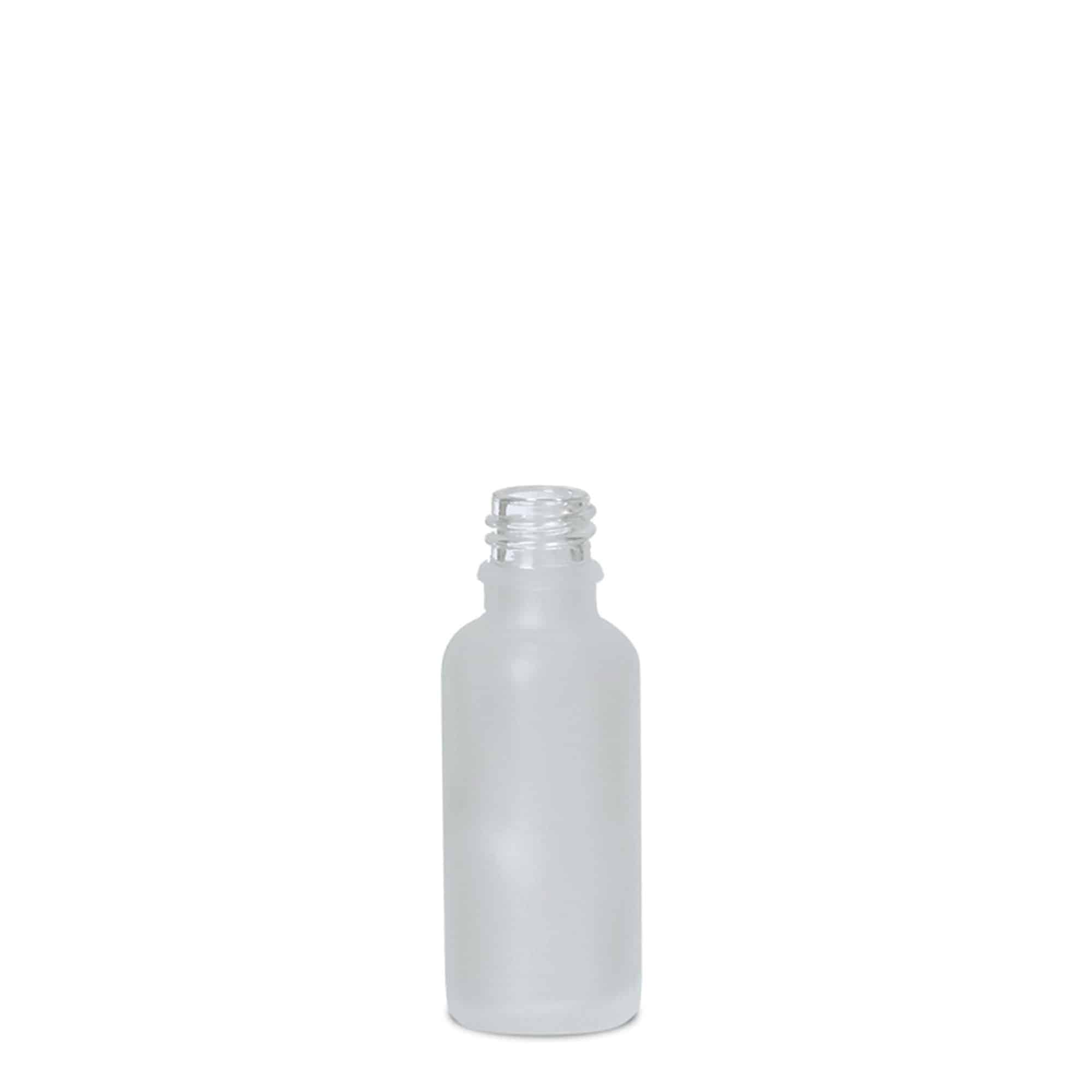 30 ml medicinflaske, glas, brun mat, munding: DIN 18 30 ml medicinflaske, glas, brun mat, munding: DIN 18
