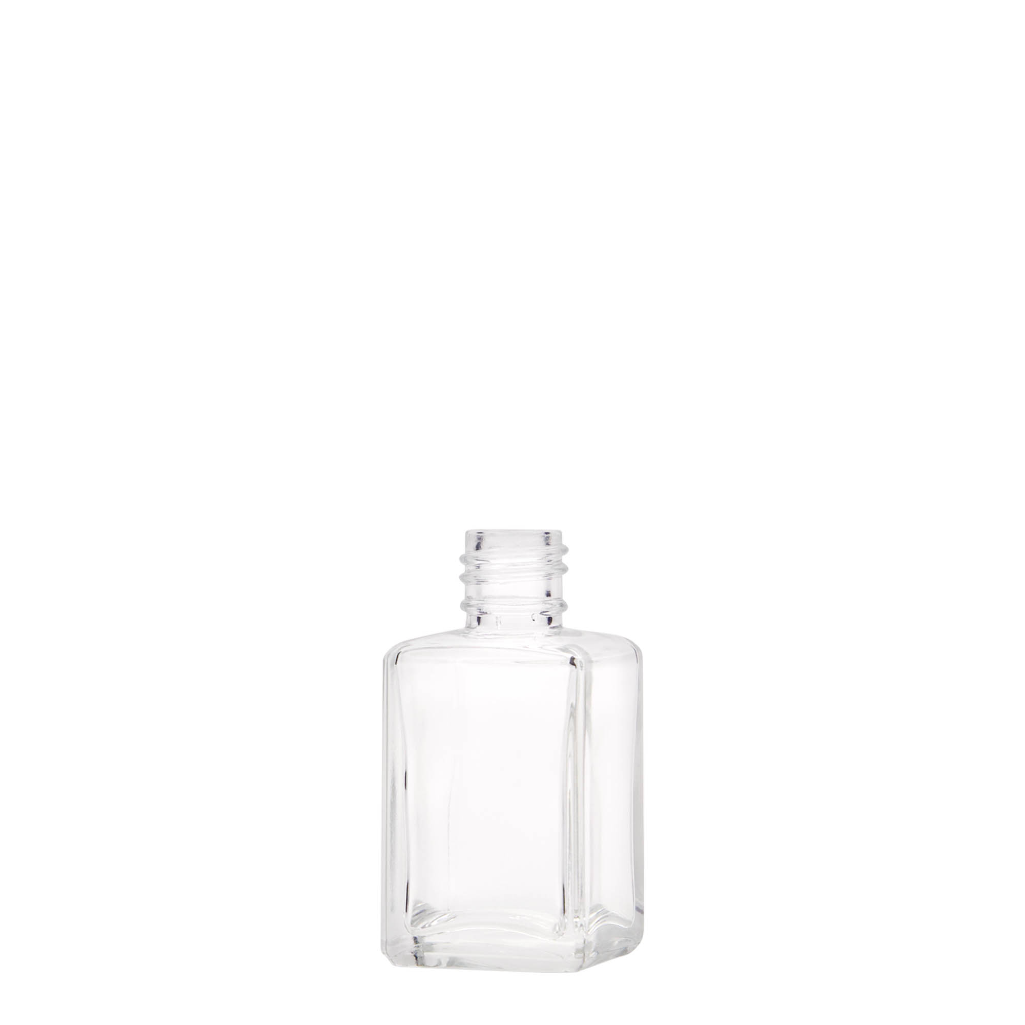 30 ml glasflaske 'Tamme', firkantet, åbning: PP 18