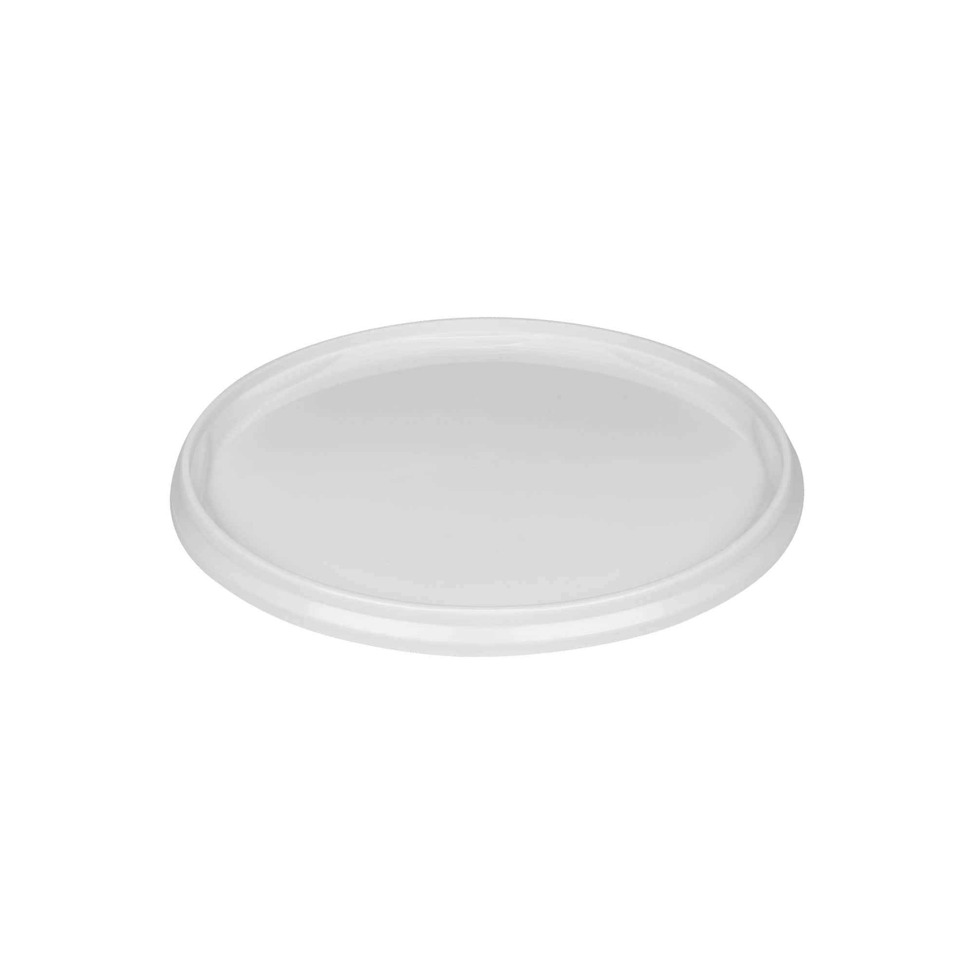 Låg til 5-6 l spande, PP-plast, hvid Låg til 5-6 l spande, PP-plast, hvid