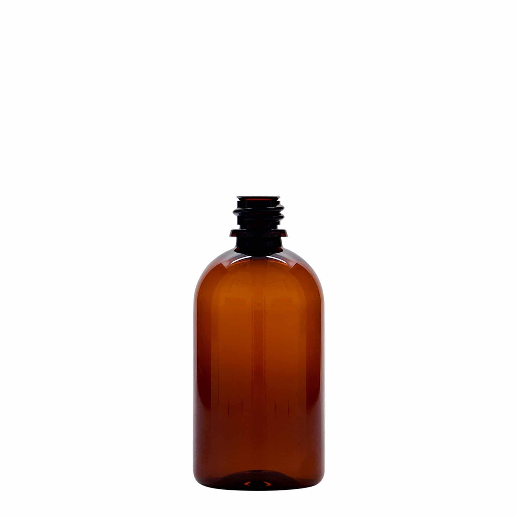 100 ml PET-medicinflaske 'Easy Living', brun, plast, åbning: DIN 18 100 ml PET-medicinflaske 'Easy Living', brun, plast, åbning: DIN 18