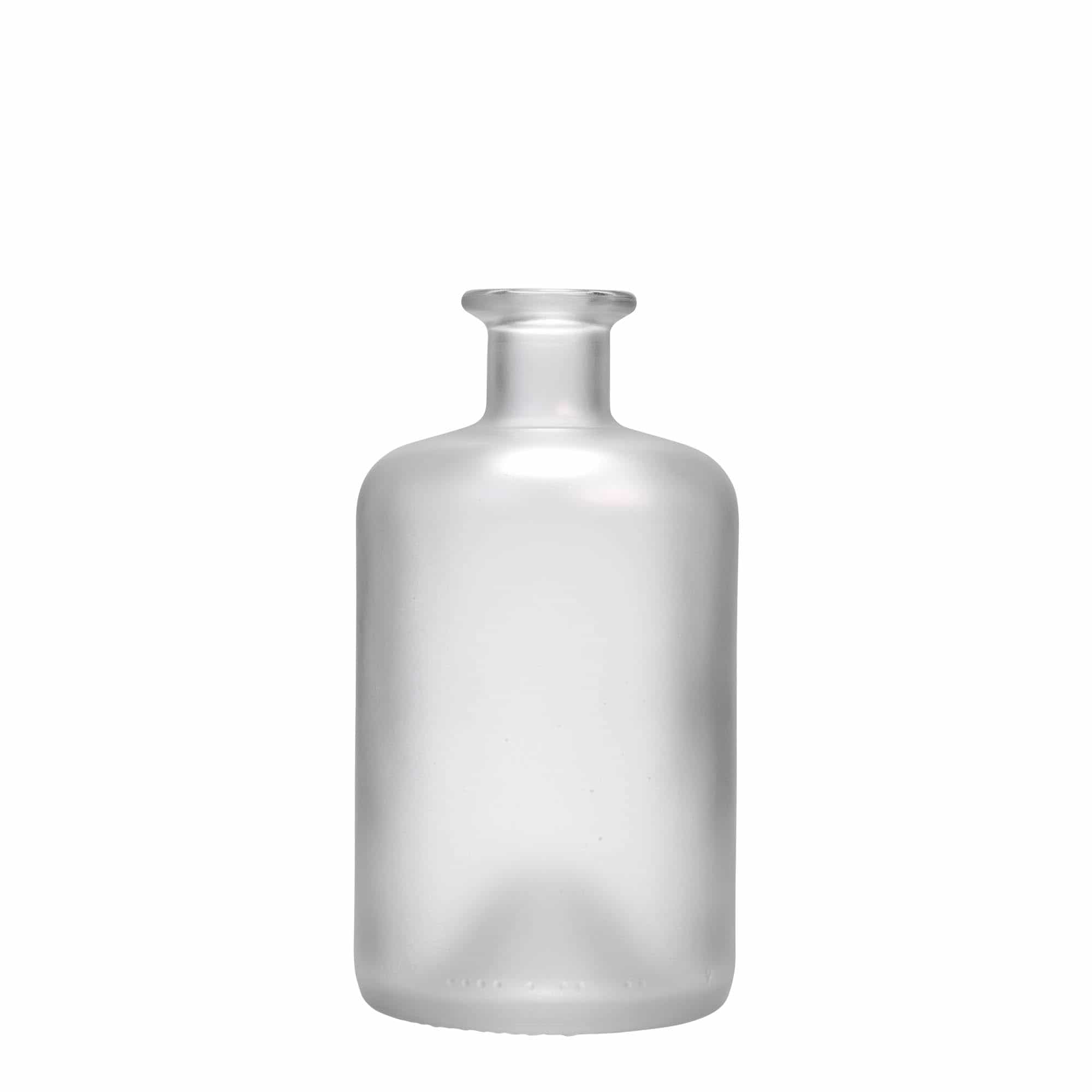 500 ml glasflaske apoteker, matteret, åbning: Kork 500 ml glasflaske apoteker, matteret, åbning: Kork
